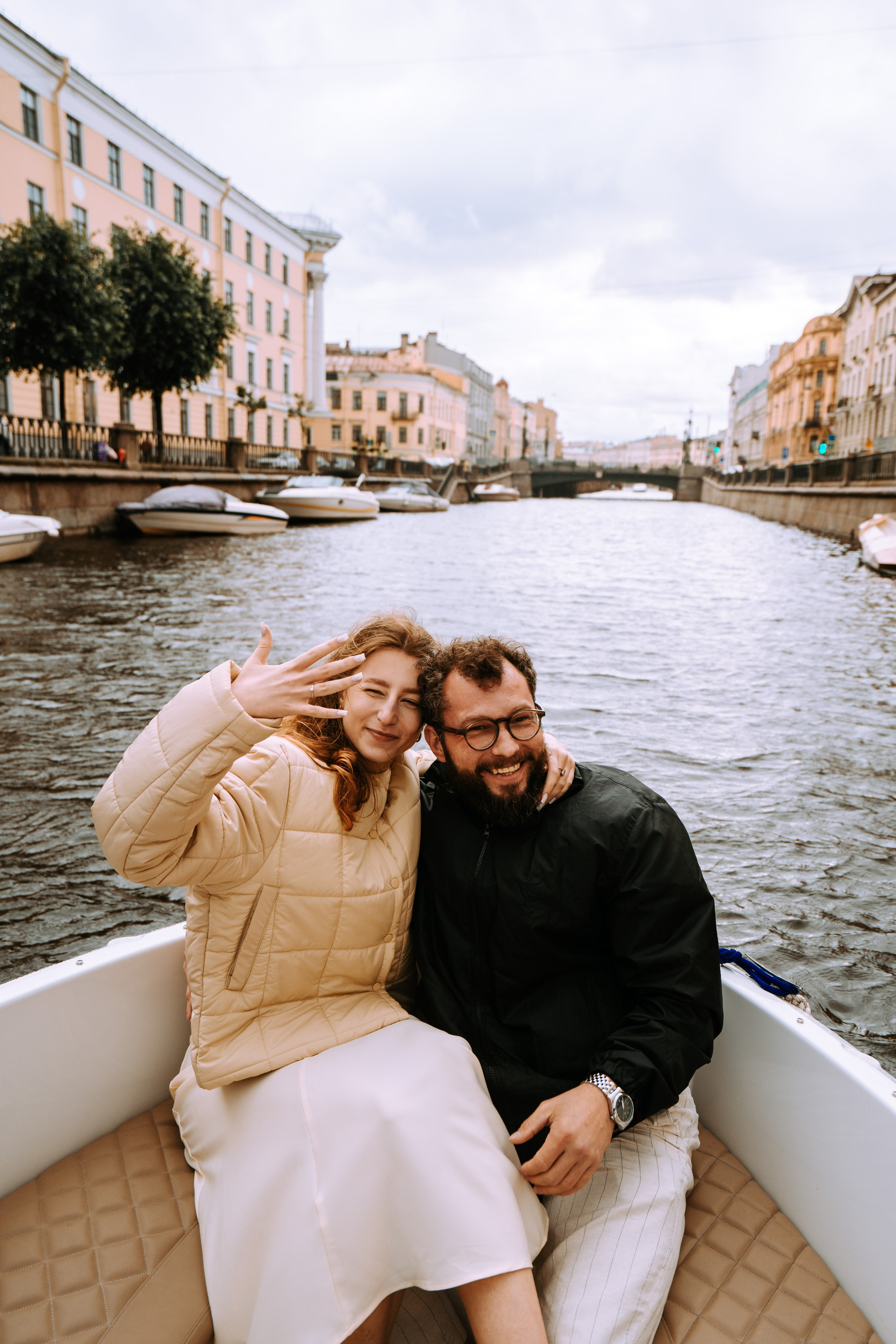 Предложение на корабле. Фотограф в Санкт-Петербурге