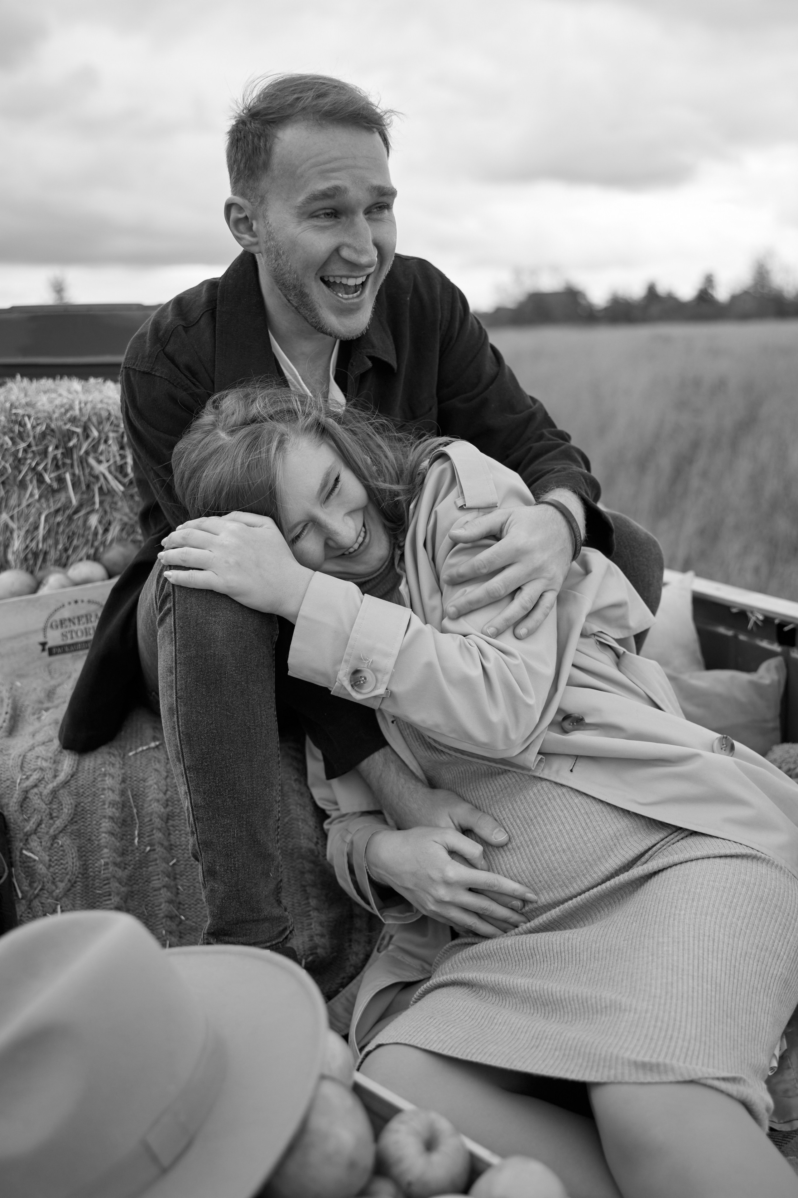 Осенняя с машиной. Фотограф в Самаре Анастасия Афанасьева