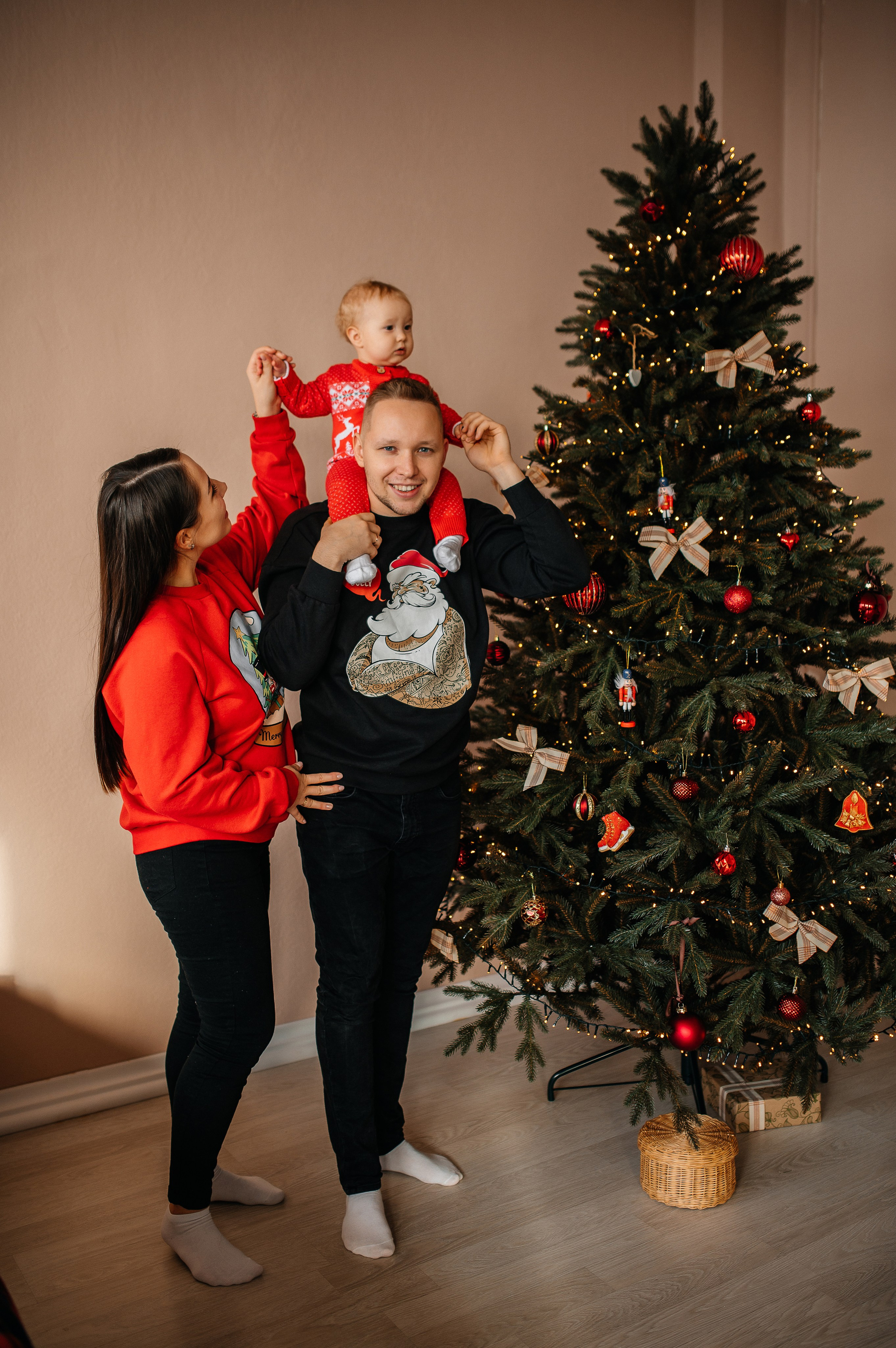 Новогодняя семейная фотосессия. Катя Курлович — семейный фотограф в Бобруйске и Минске