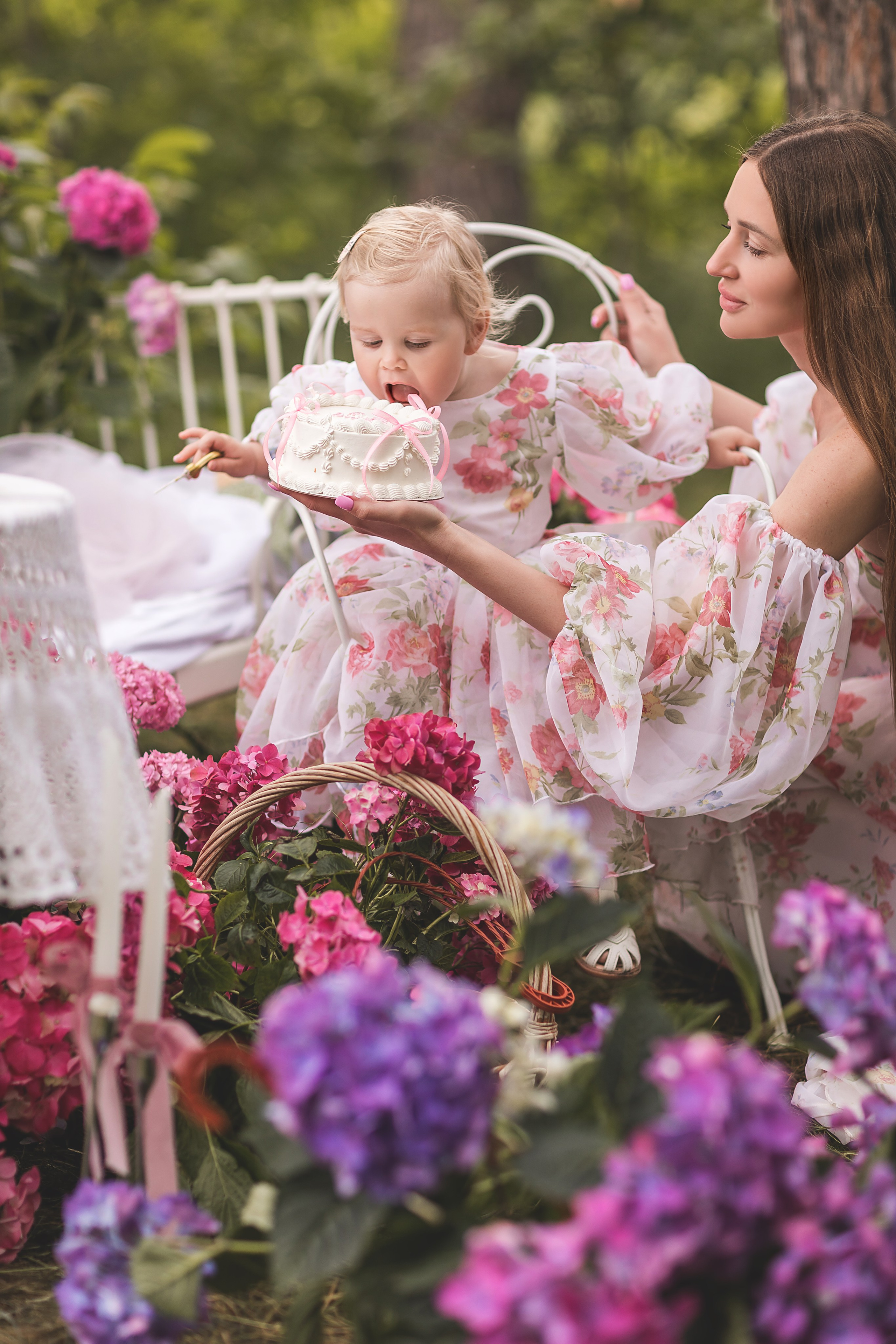 Пикник гортензия. Семейный и детский фотограф Краснодар Валерия Власенко