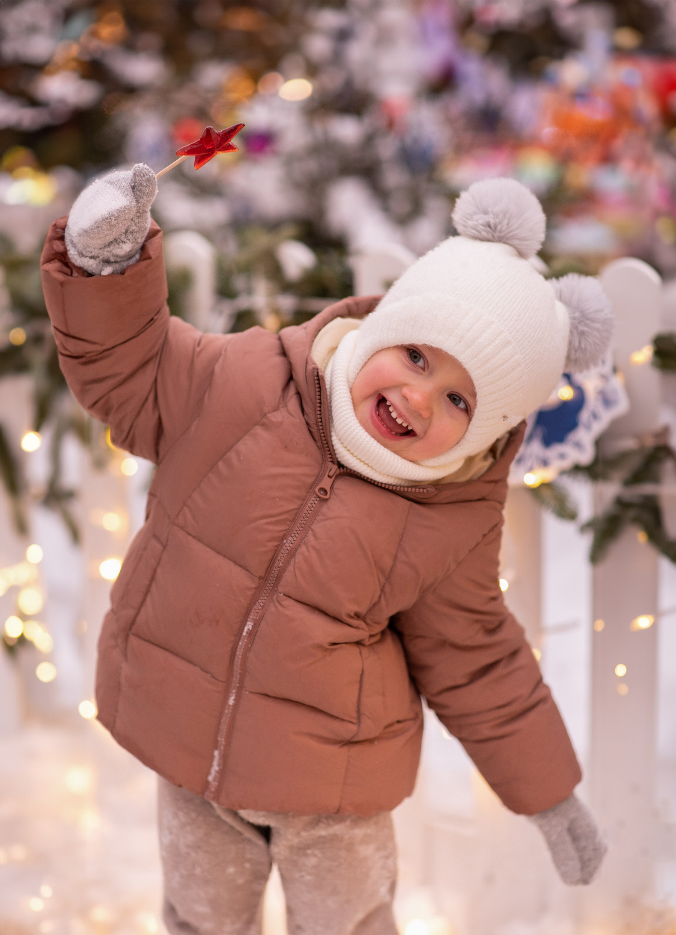 Новогодние/зимние семейные съёмки в городе и на природе. Семейный и детский фотограф в Москве Анна Оськина