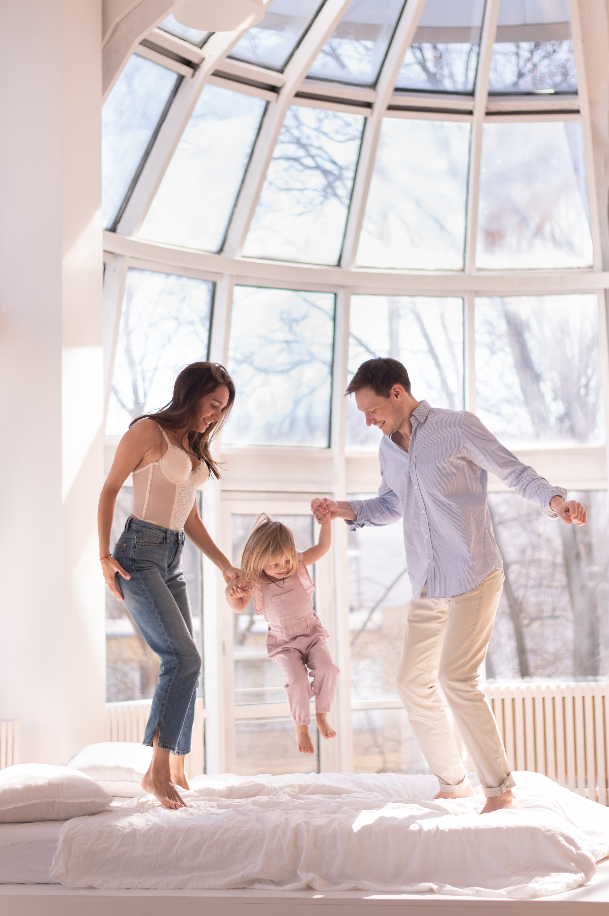 Семейная съёмка в студии. Семейный и детский фотограф в Москве Анна Оськина