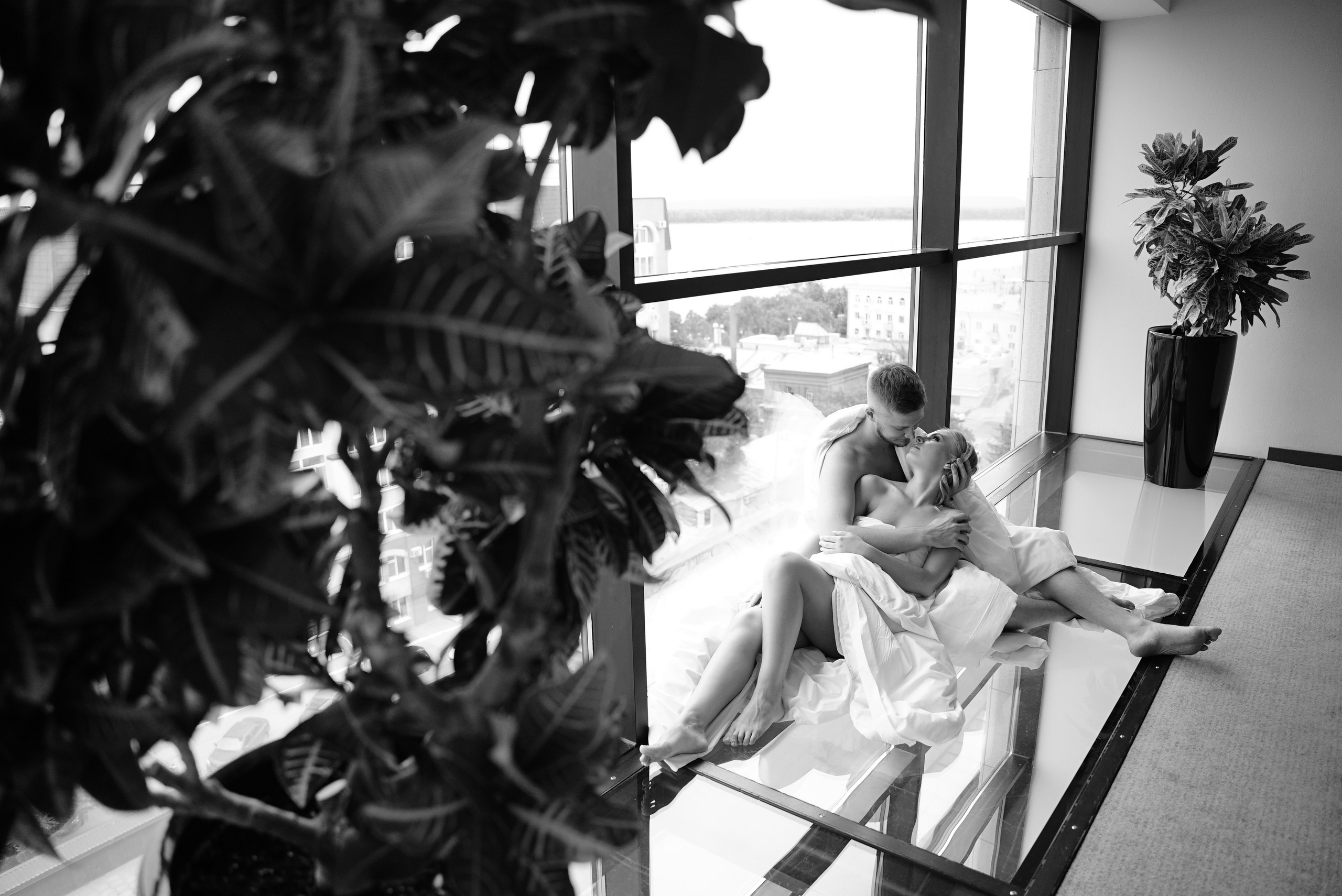 Никита и Галина чб. Свадебный фотограф в Самаре Анна Ковалева