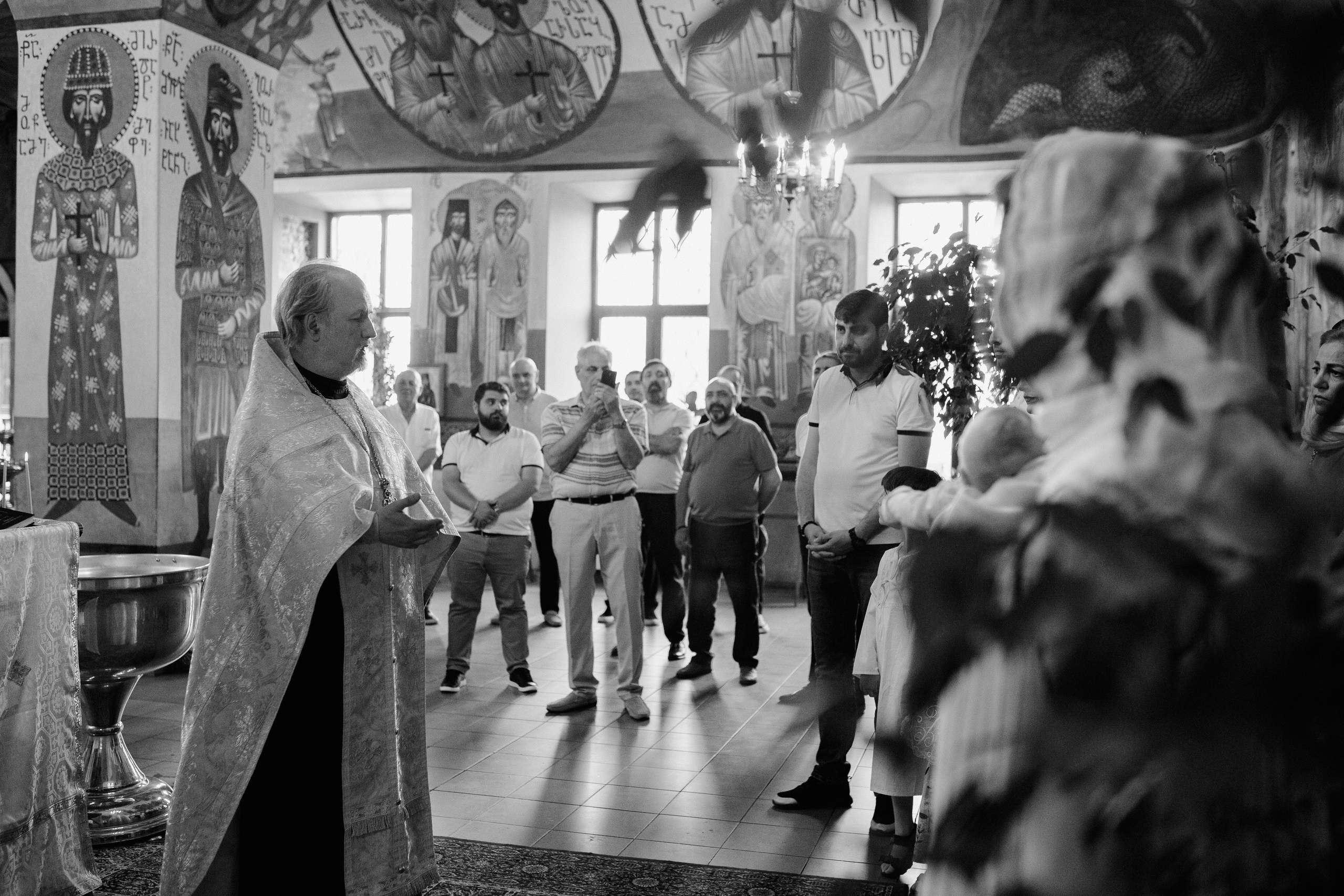 Крещение Грузинская церковь. Свадебный и семейный фотограф