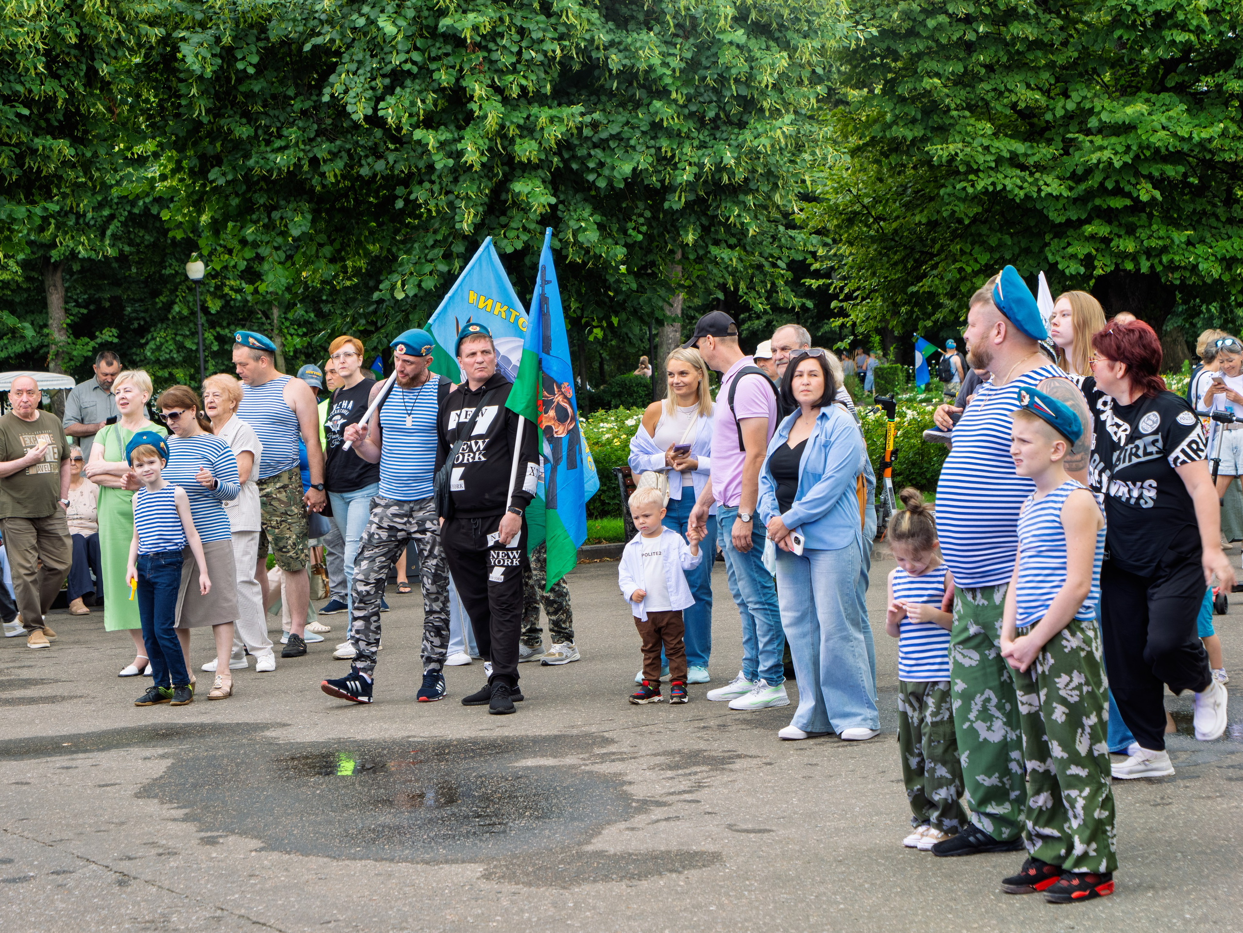 Празднование 95-летия ВДВ в парке горького 2 августа 2025 гола. Фотограф Никифоров-Гордеев Сергей. Москва и МО