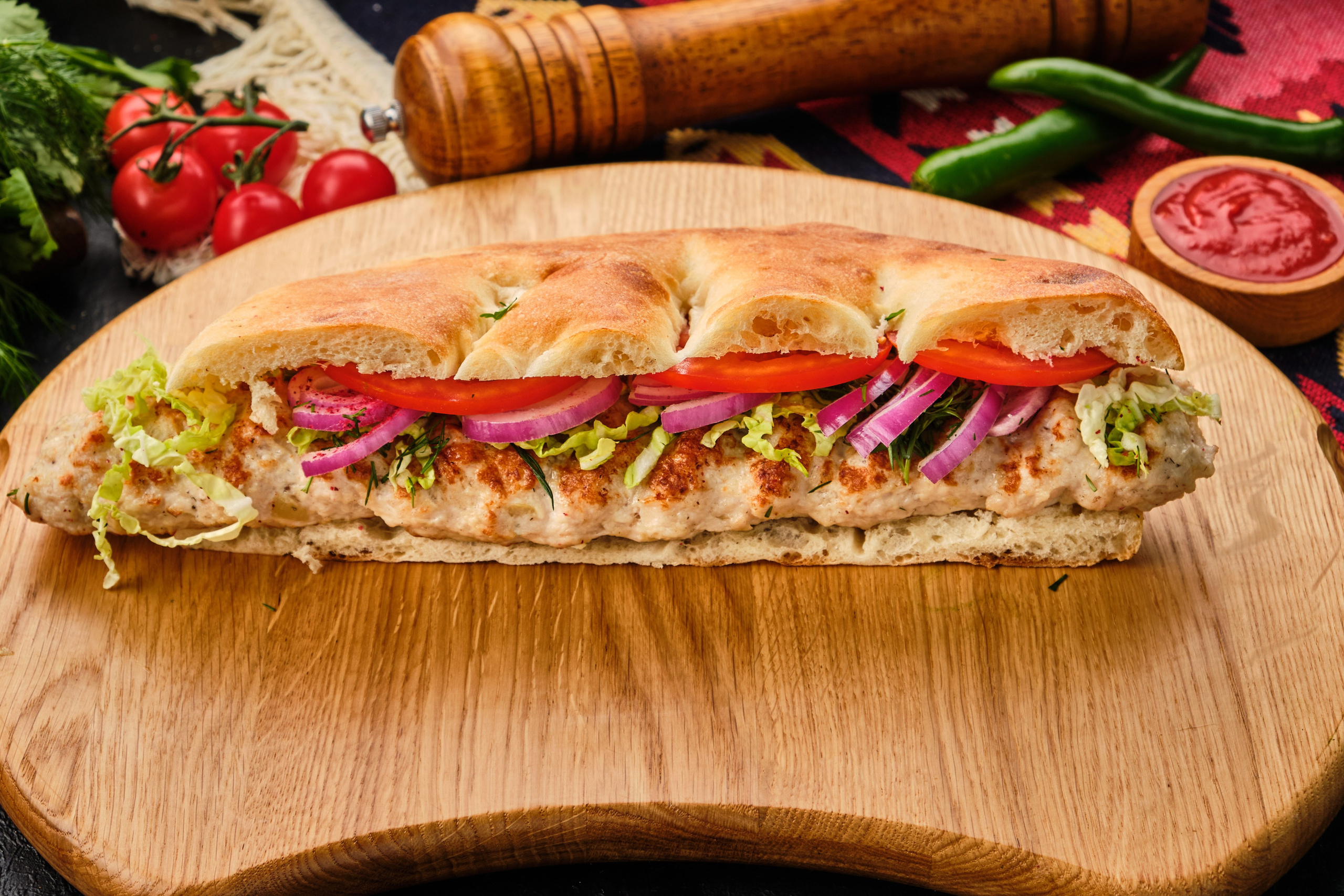 Food Photography of Shashlik for Delivery | Food Photographer Tbilisi. Commercial Photographer Tbilisi | Food & Product Photography | Vitaly Gorbachev