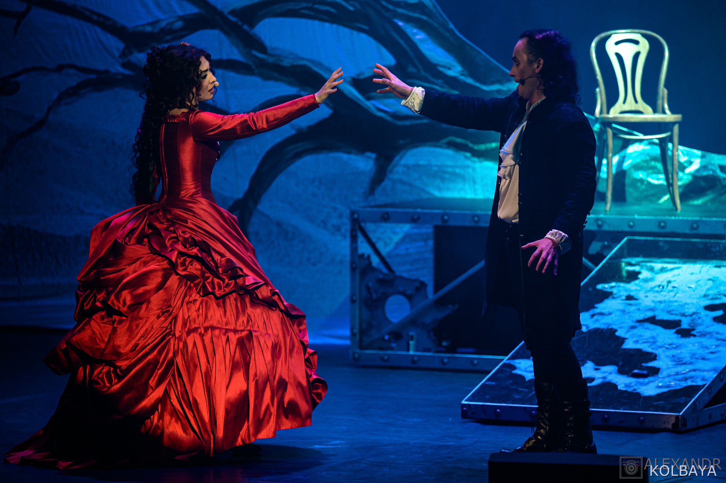 Мюзикл Дракула. Концертный и театральный репортажный фотограф в Москве Александр Колбая