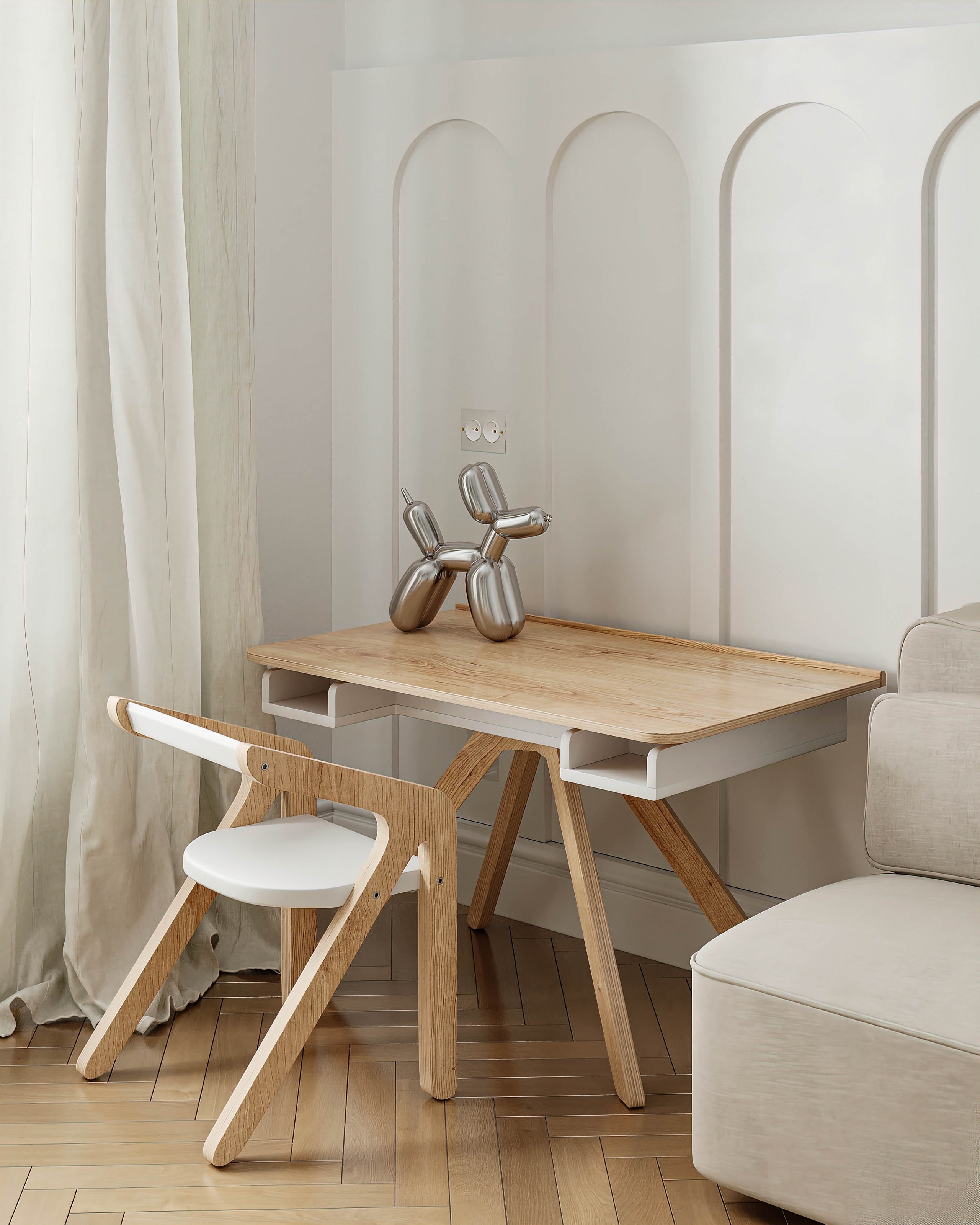 Проект квартиры в старом фонде 160 м²/ Дизайнер: Кристина Саакян. Студия интерьерной визуализации tmshkn.vis