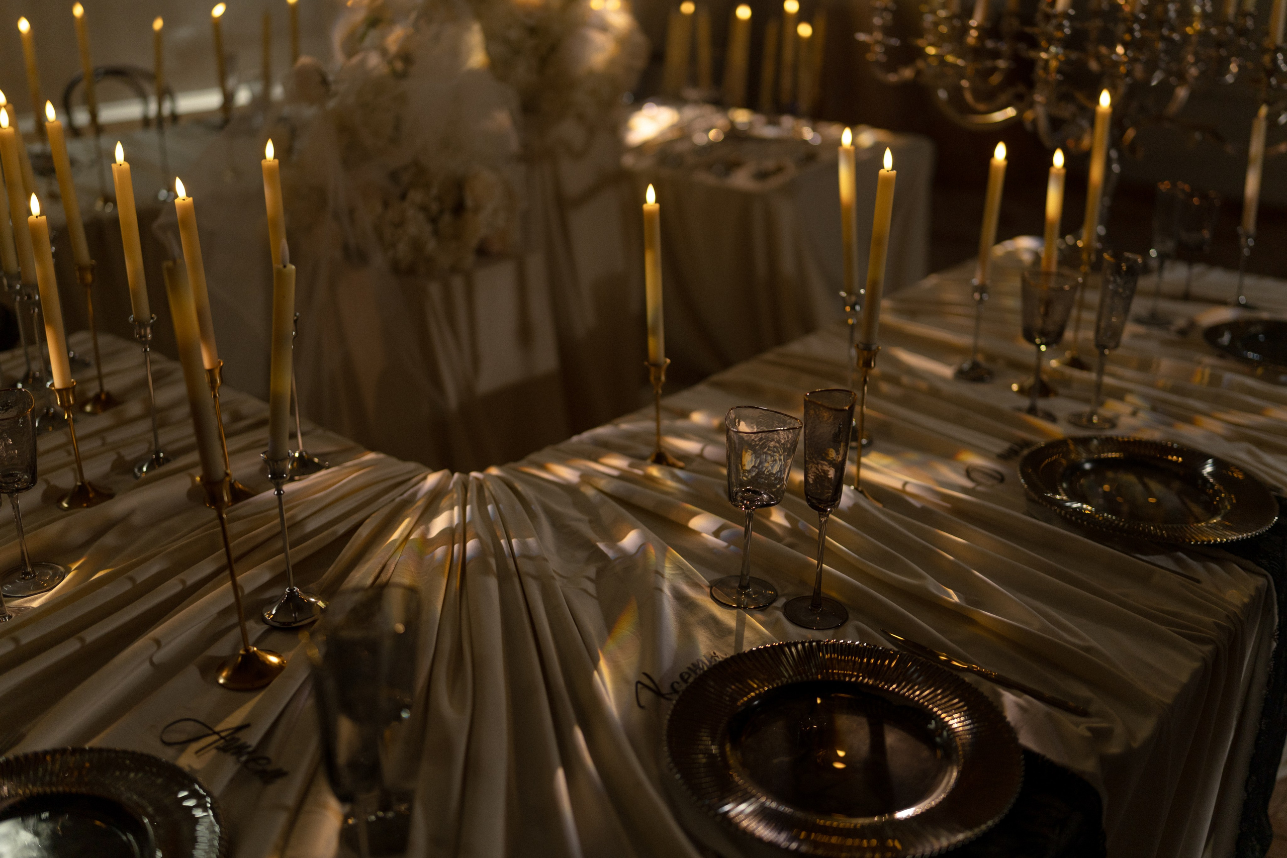 Ужин при свечах. Свадебный и репортажный фотограф Москва