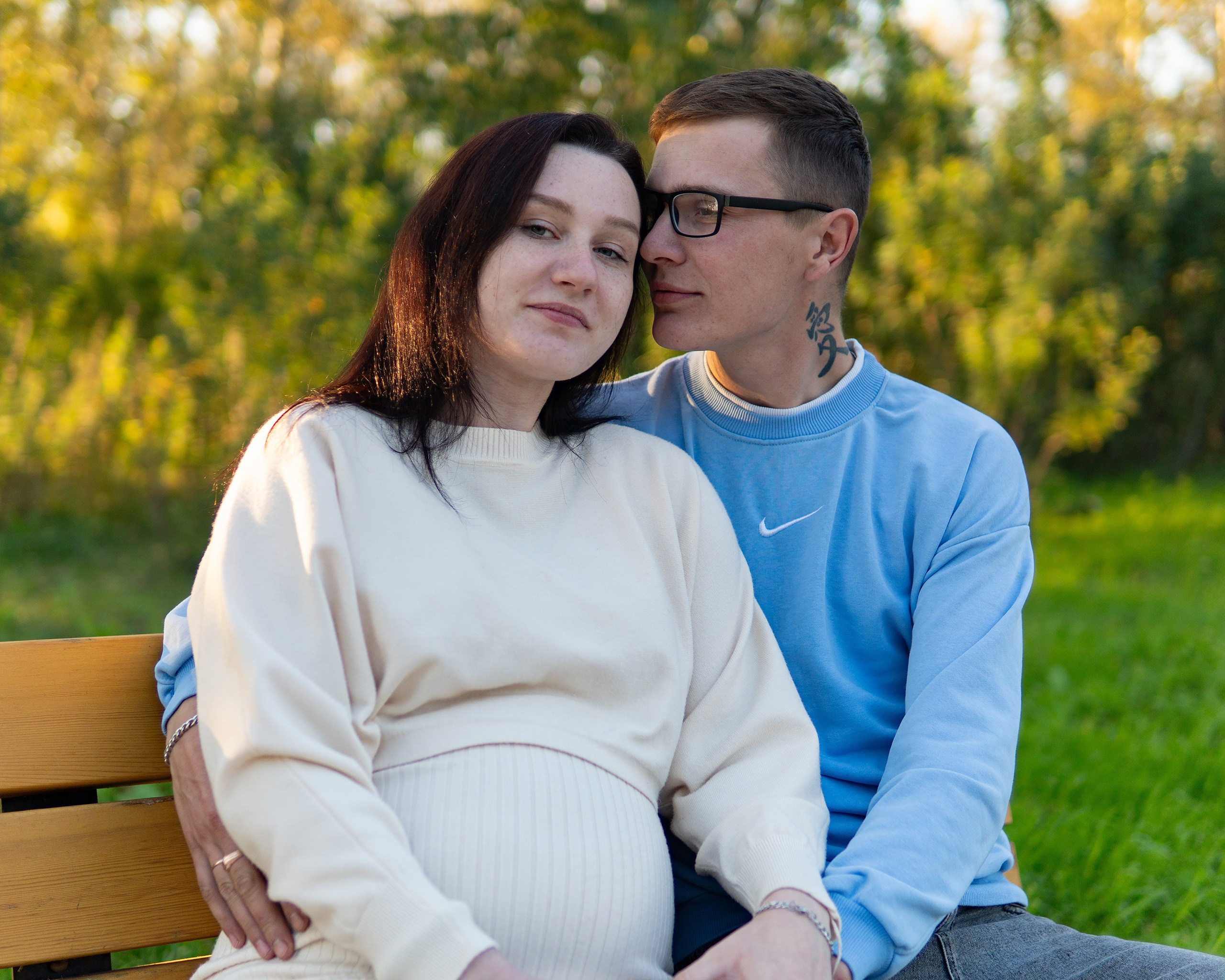 Love story \ Нежная фотосессия Евгении и Олега, ожидающих пополнения в семье. Локация: Ачинск, Берёзовая роща. Hannanovmoments