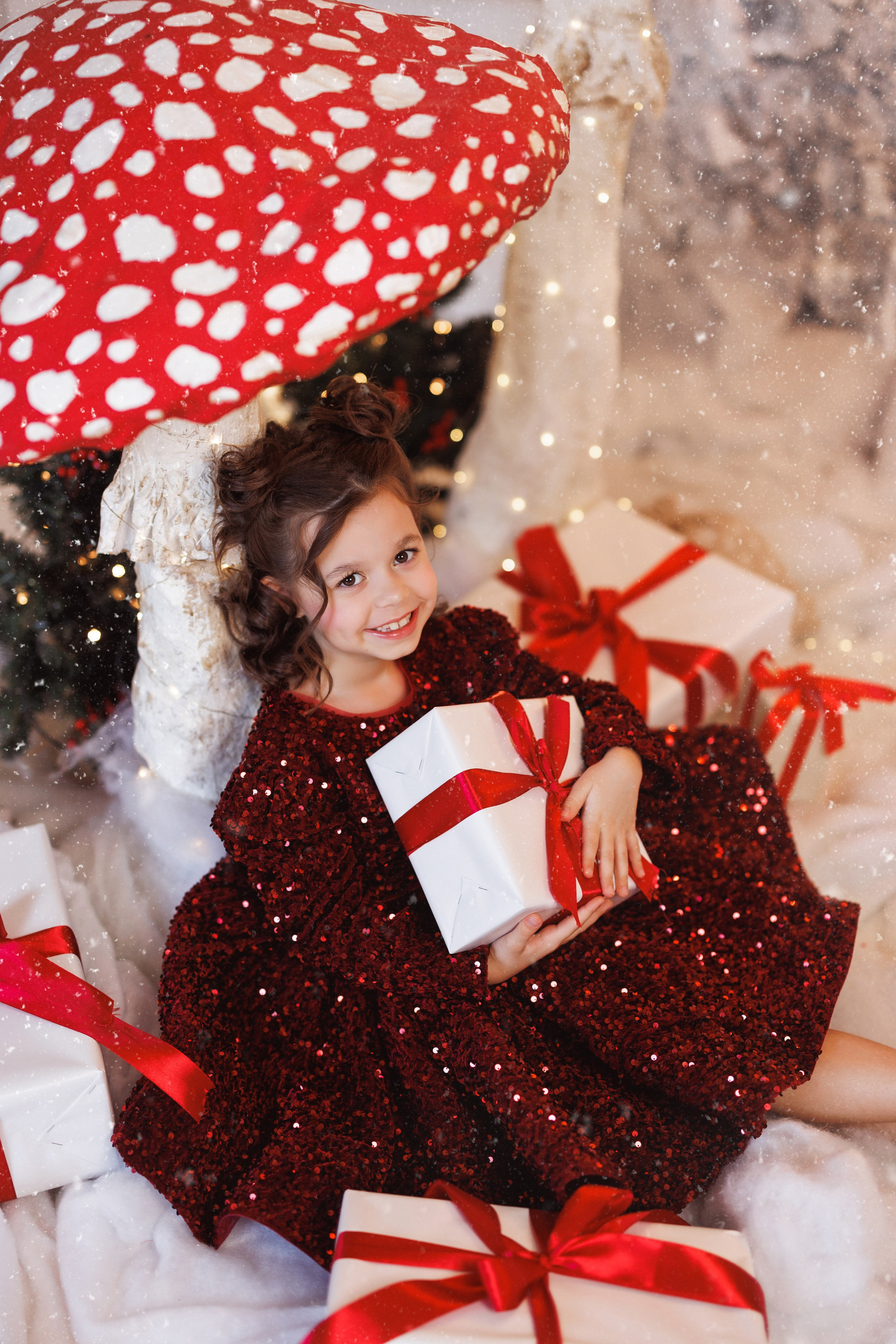 Детская новогодняя фотосессия в фотостудии «Alice», город Краснодар. Семейный и детский фотограф в Краснодаре Анна Трашкова