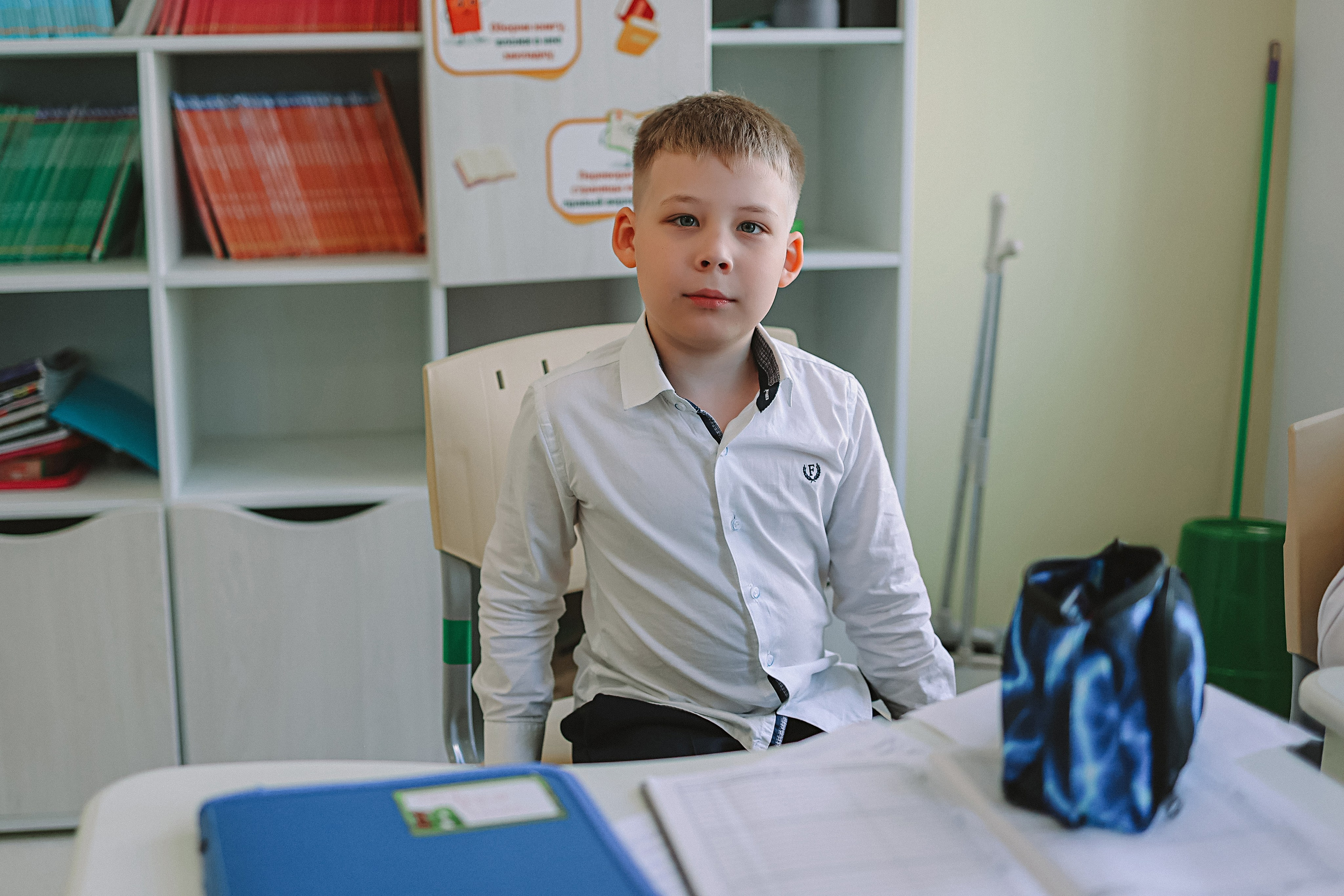 Один день в школе 1 класс. Семейный фотограф Тюмень, фотограф на роды Салмина Мария