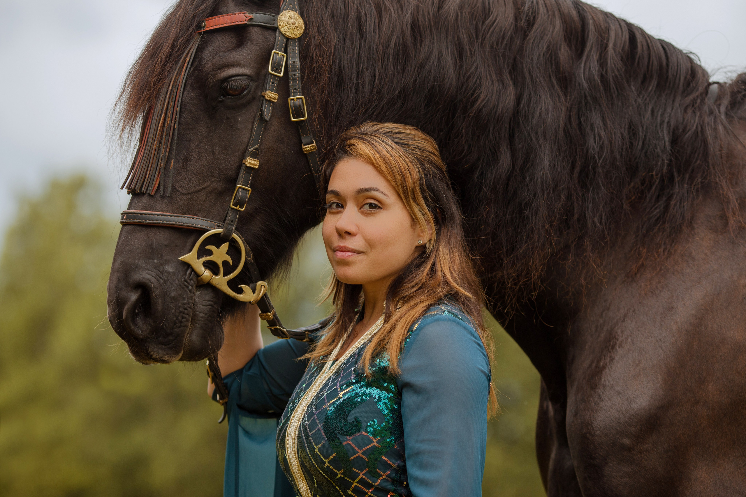 Кори и фризская кобыла Тинэке