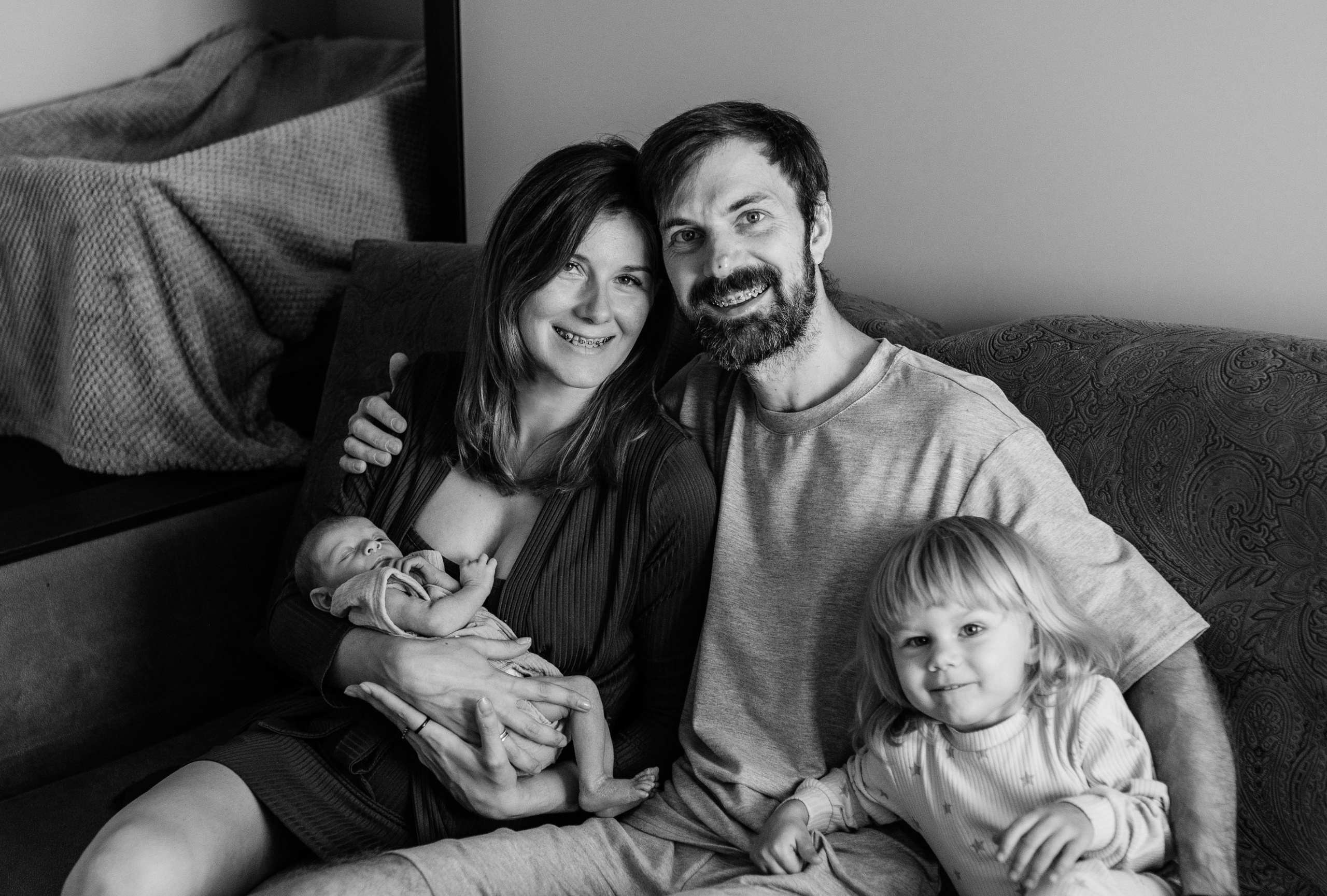 Домашняя фотосессия с новорожденным. Семейный фотограф в Домодедово и Москве Елена Пичугина