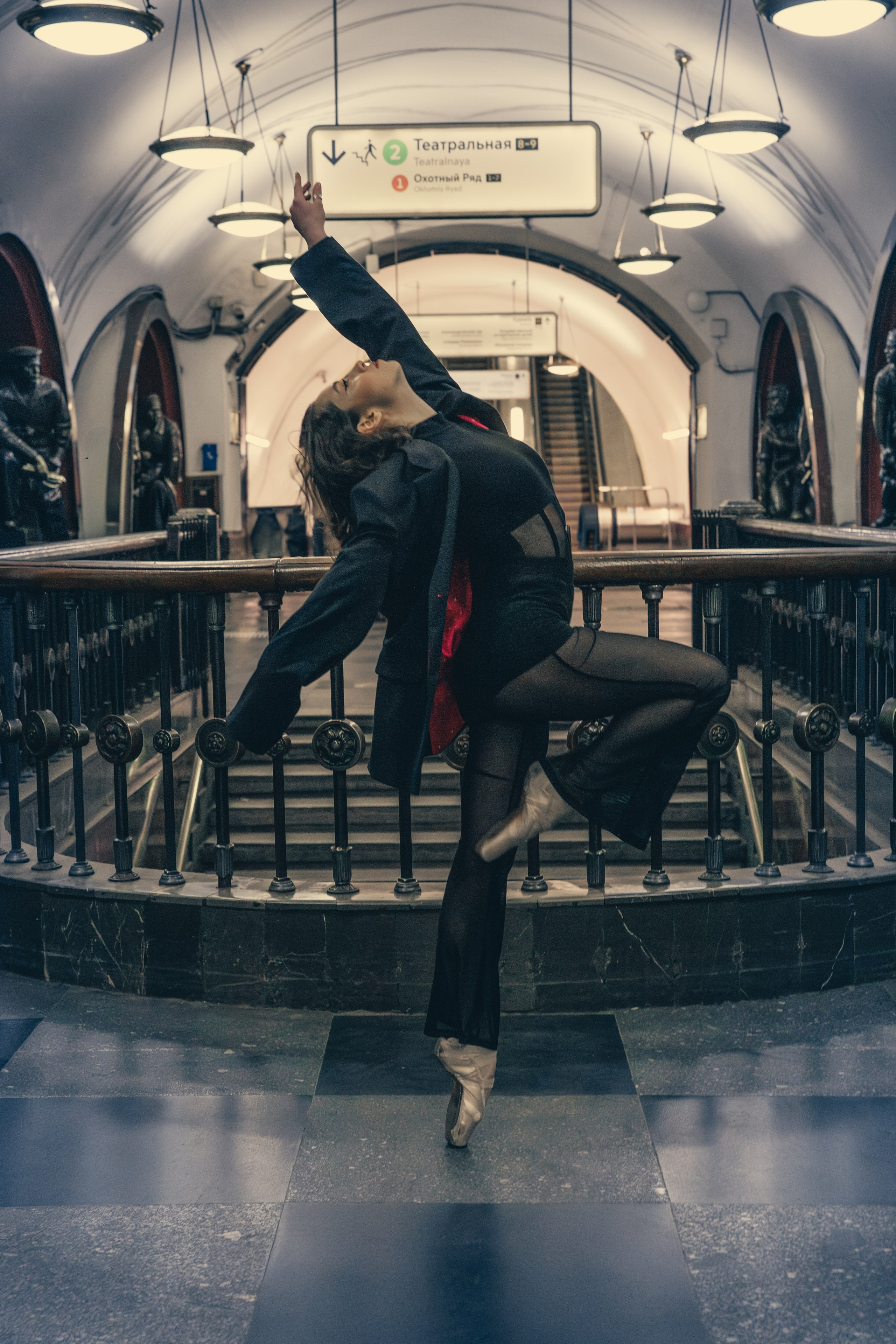 Балерина в метро. Фотограф в Москве, Дмитрий Горбатов