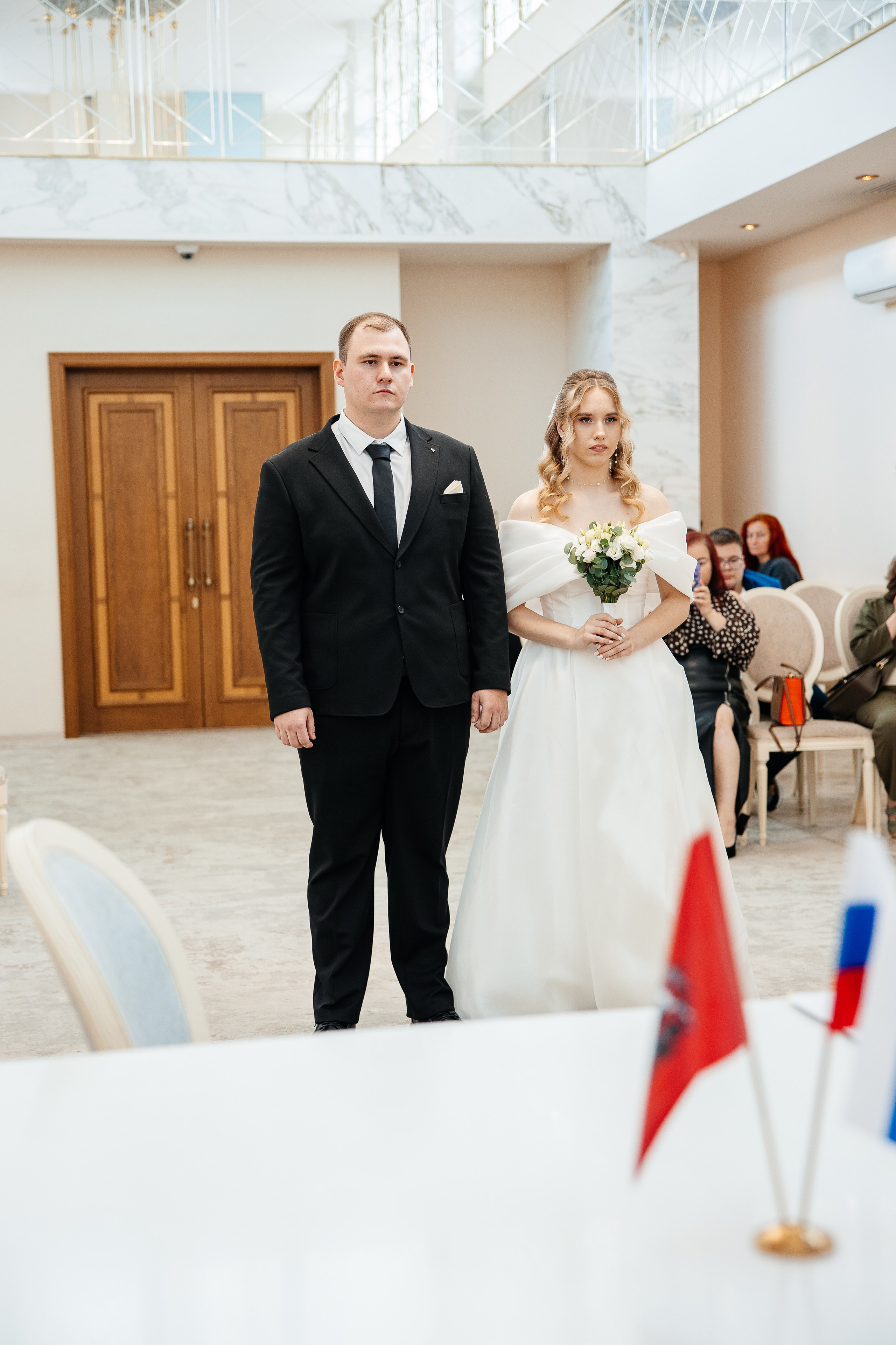 Савеловский загс (Дворец бракосочетания № 4) + прогулка в Ботаническом саду. Свадебный и семейный фотограф в Москве Красинская Мария