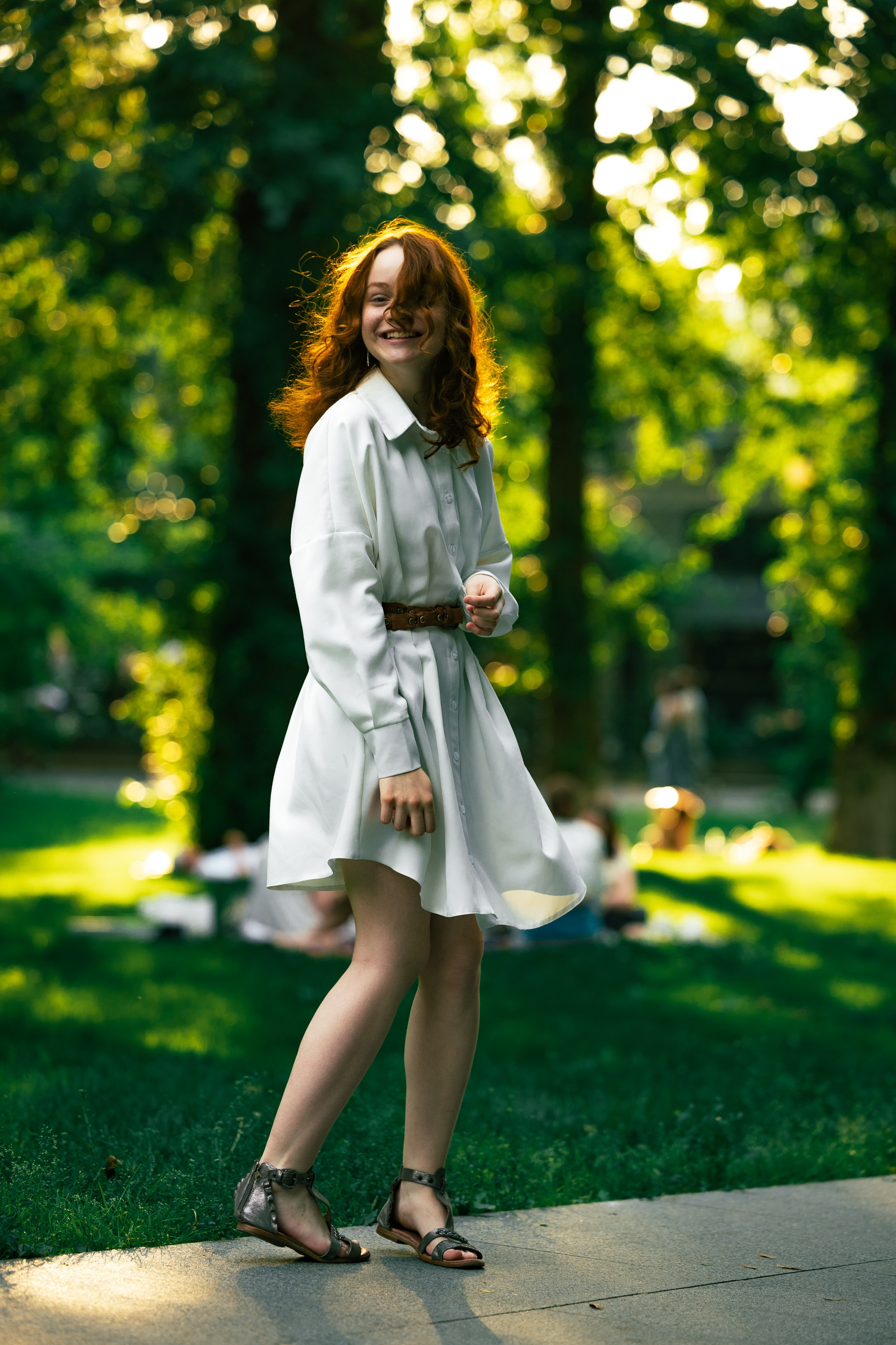 «Солнце в волосах». Прогулка в Парке Горького. Свадебный и семейный фотограф в Москве Красинская Мария