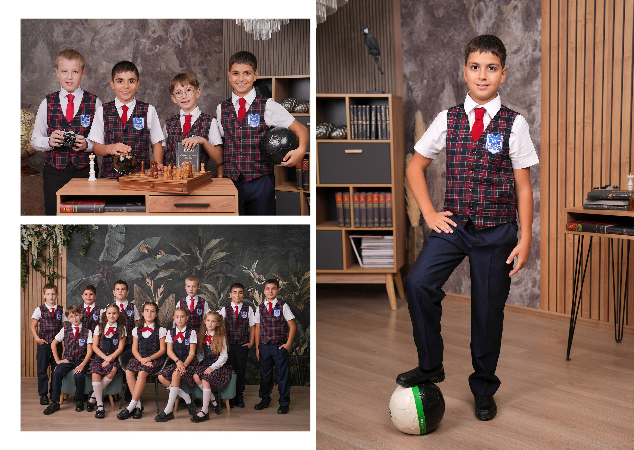 ШКОЛА 30 — 4 «Б» класс. Красивый выпускной альбом в Краснодаре