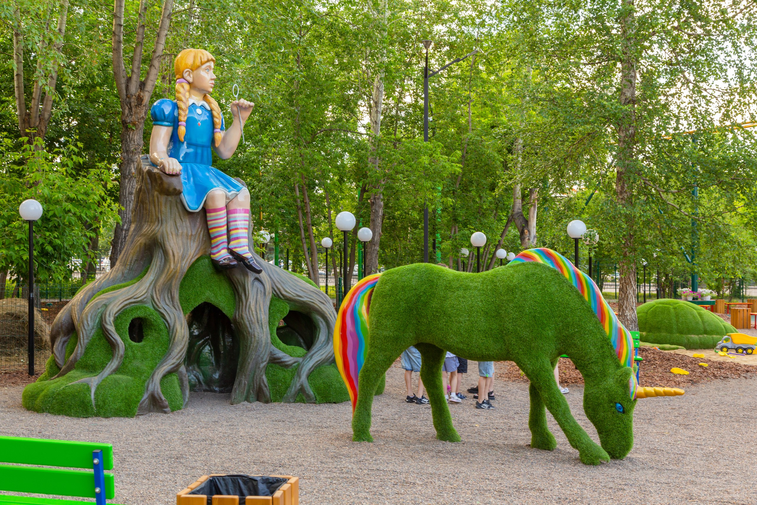 Парк Троя, г. Красноярск, аттракционы. Интерьерный фотограф и ретушер в Красноярске Денис Антропов