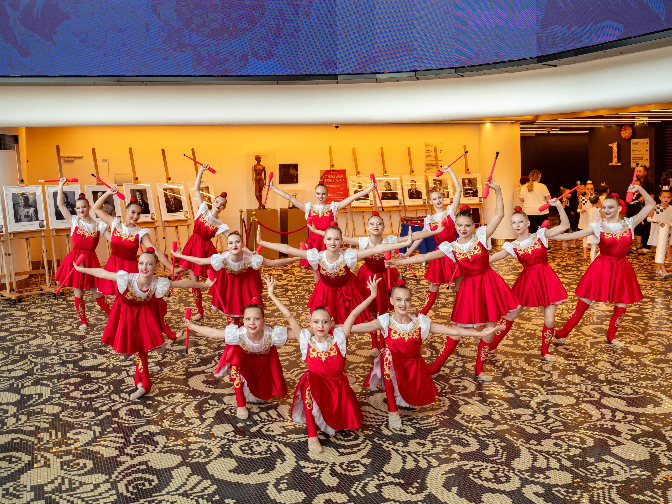 Гимнастрада во дворце гимнастики Винер. Алёна Орлова Портретный фотограф Москва