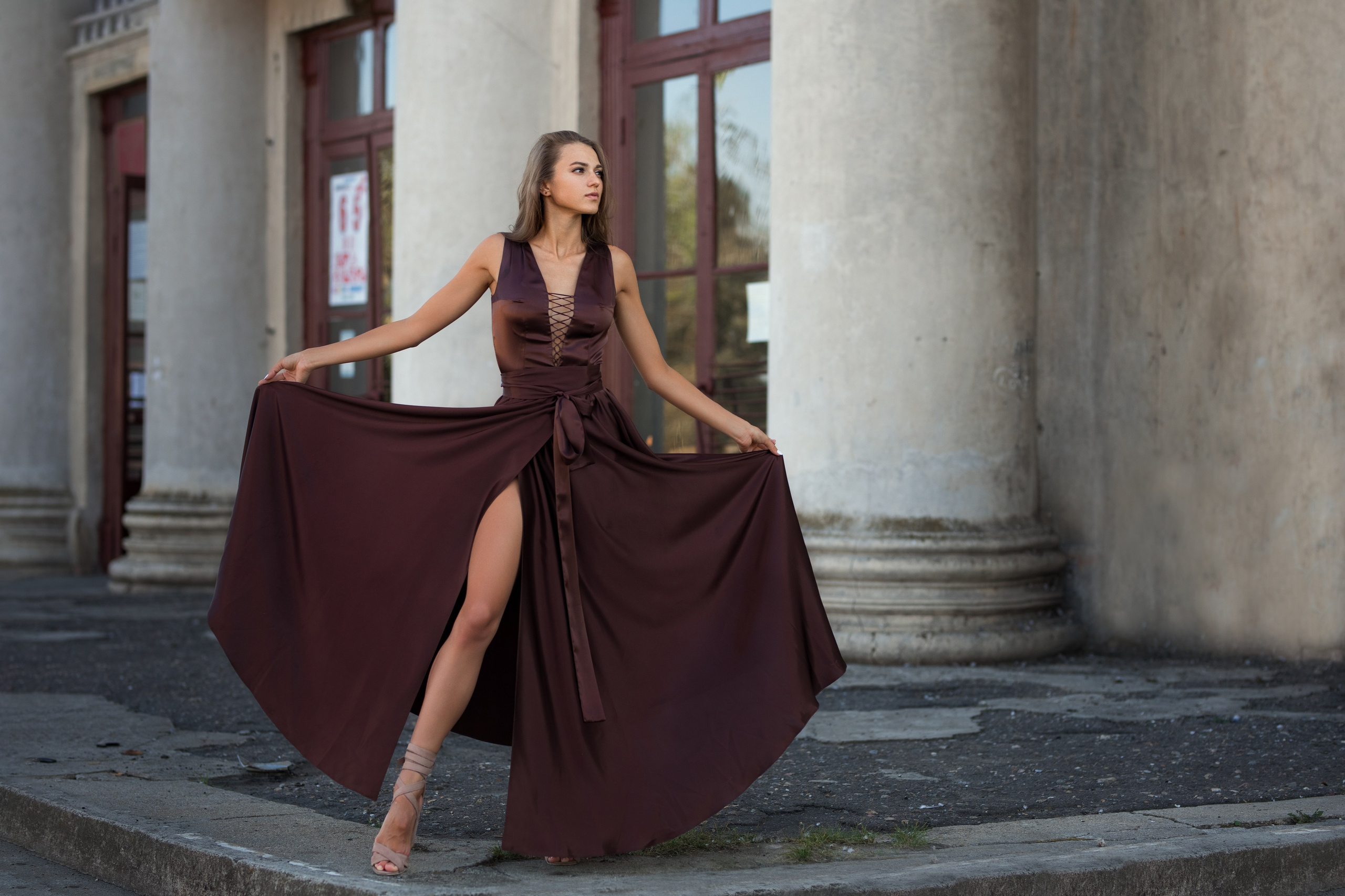 Фотосет у дома культуры в с. Стрелица и в Белом Колодце с Маргаритой для «себя»