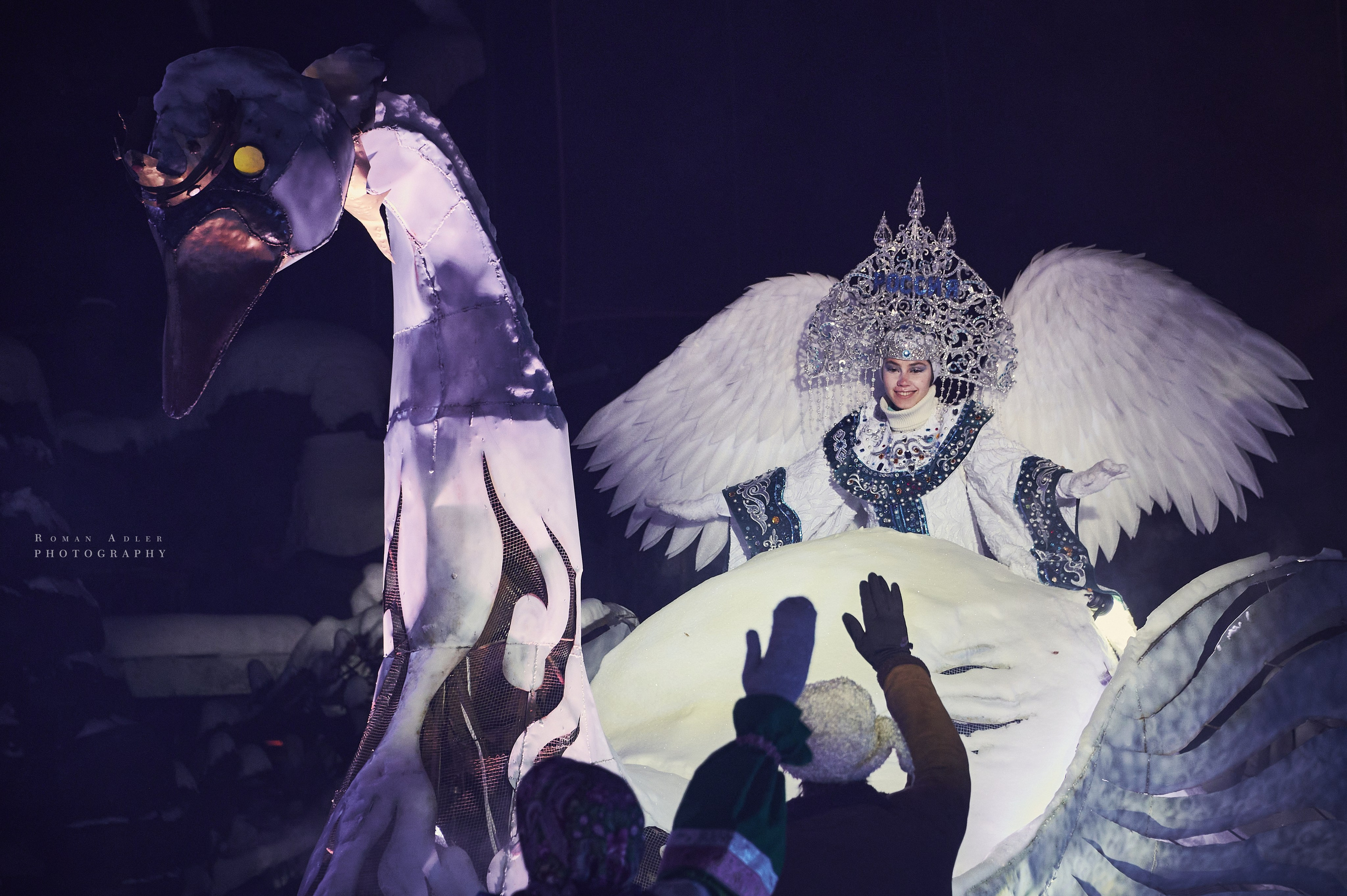 Новогодняя сказка от Ночных волков. Фотограф Роман Адлер