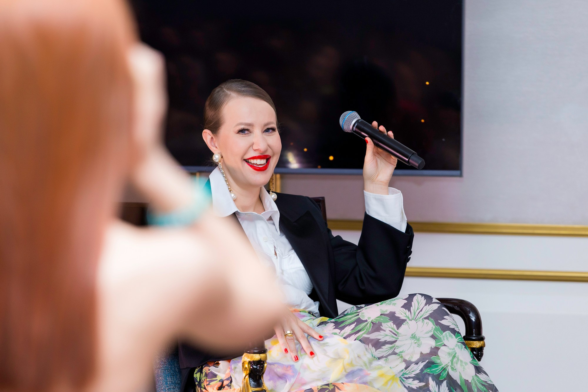 Тренинг Ксении Собчак. Photomantis