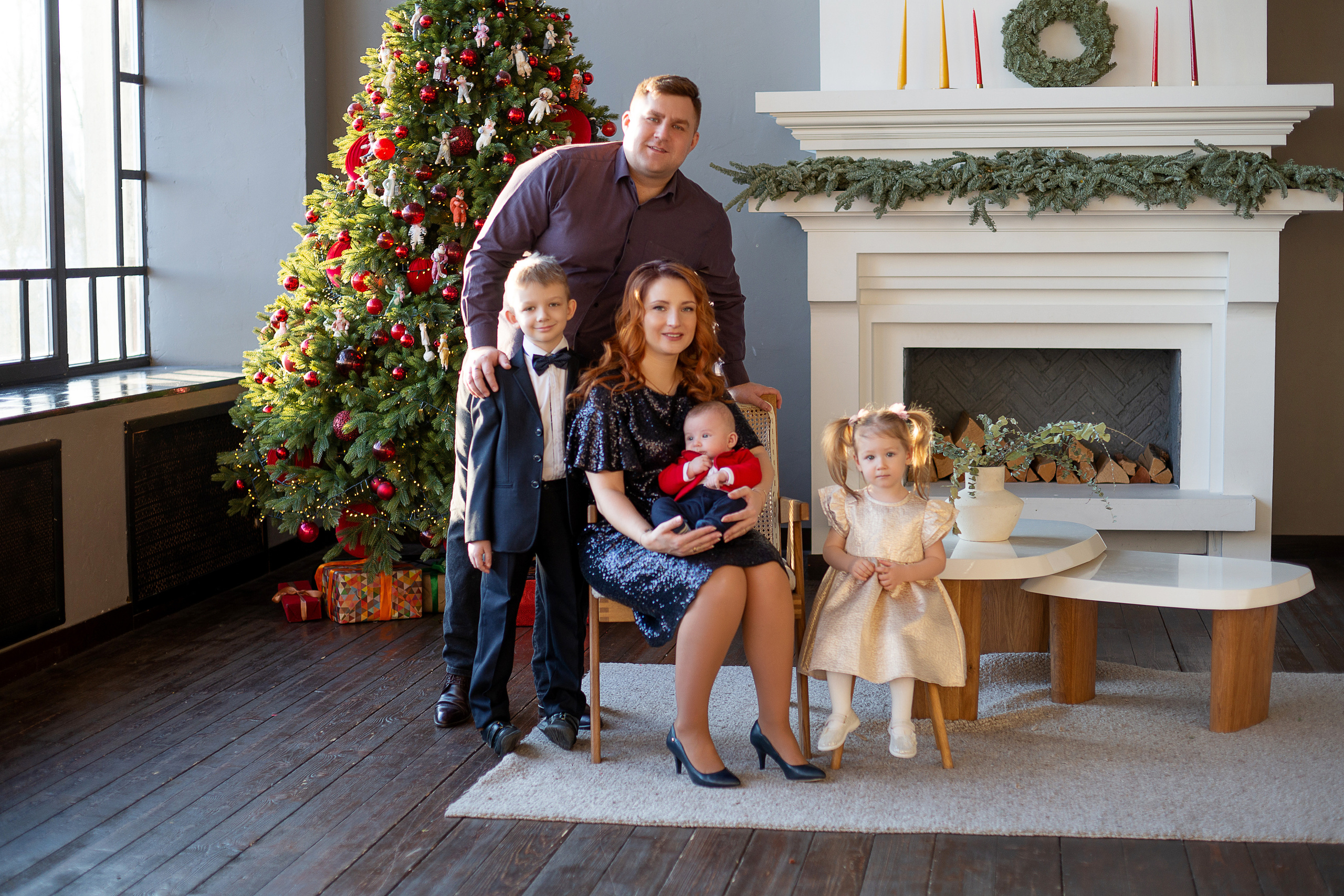 Ксения, Дмитрий, Арсений, Катюша и Алеша. Семейный фотограф в Санкт-Петербурге Саша Кактус