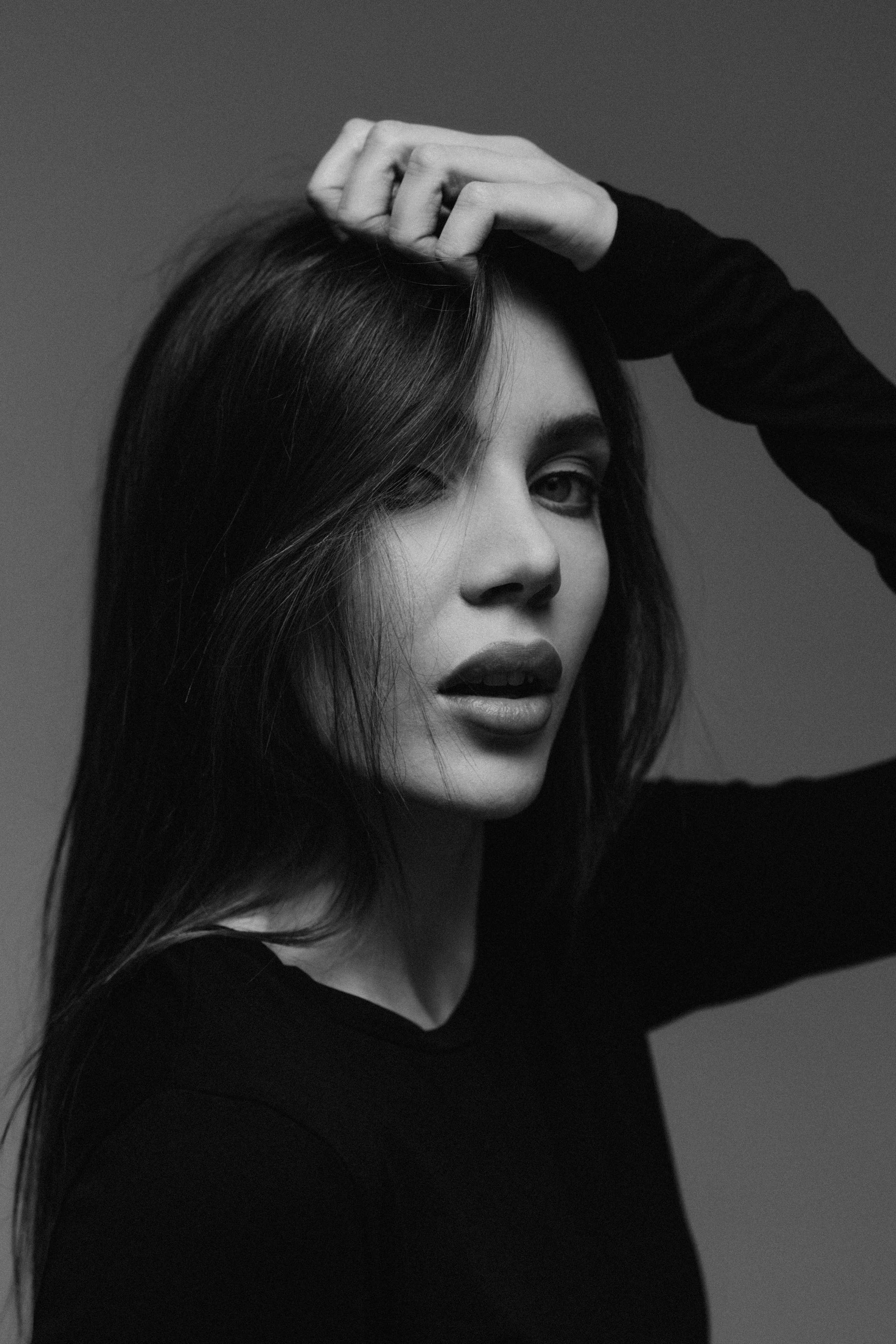 Виктория | фотосессия на циклораме. Портретный фотограф Москва