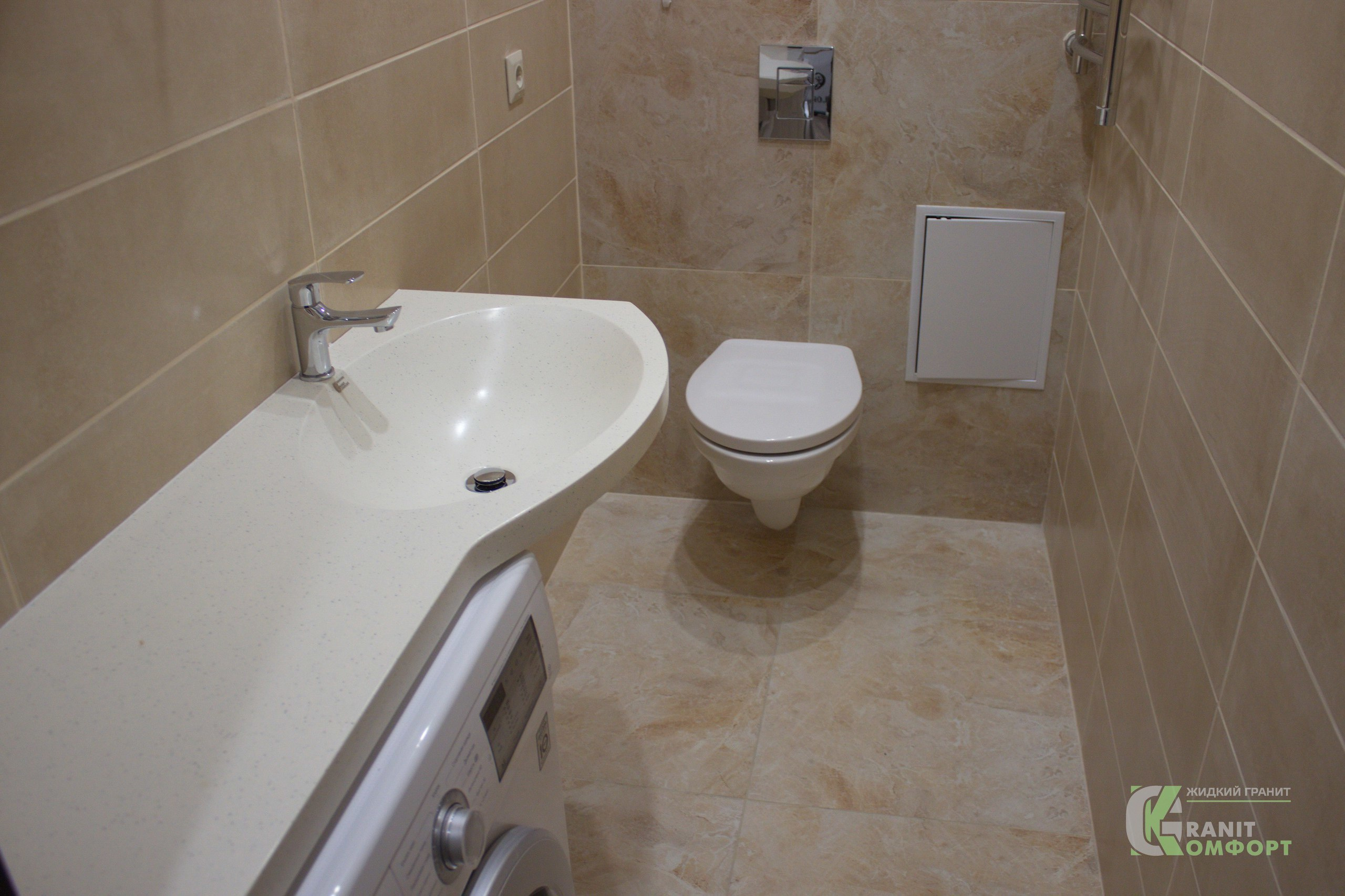 Столешницы в ванную комнату. Гранит-Комфорт|Столешницы из искусственного камня в Перми |Пермь