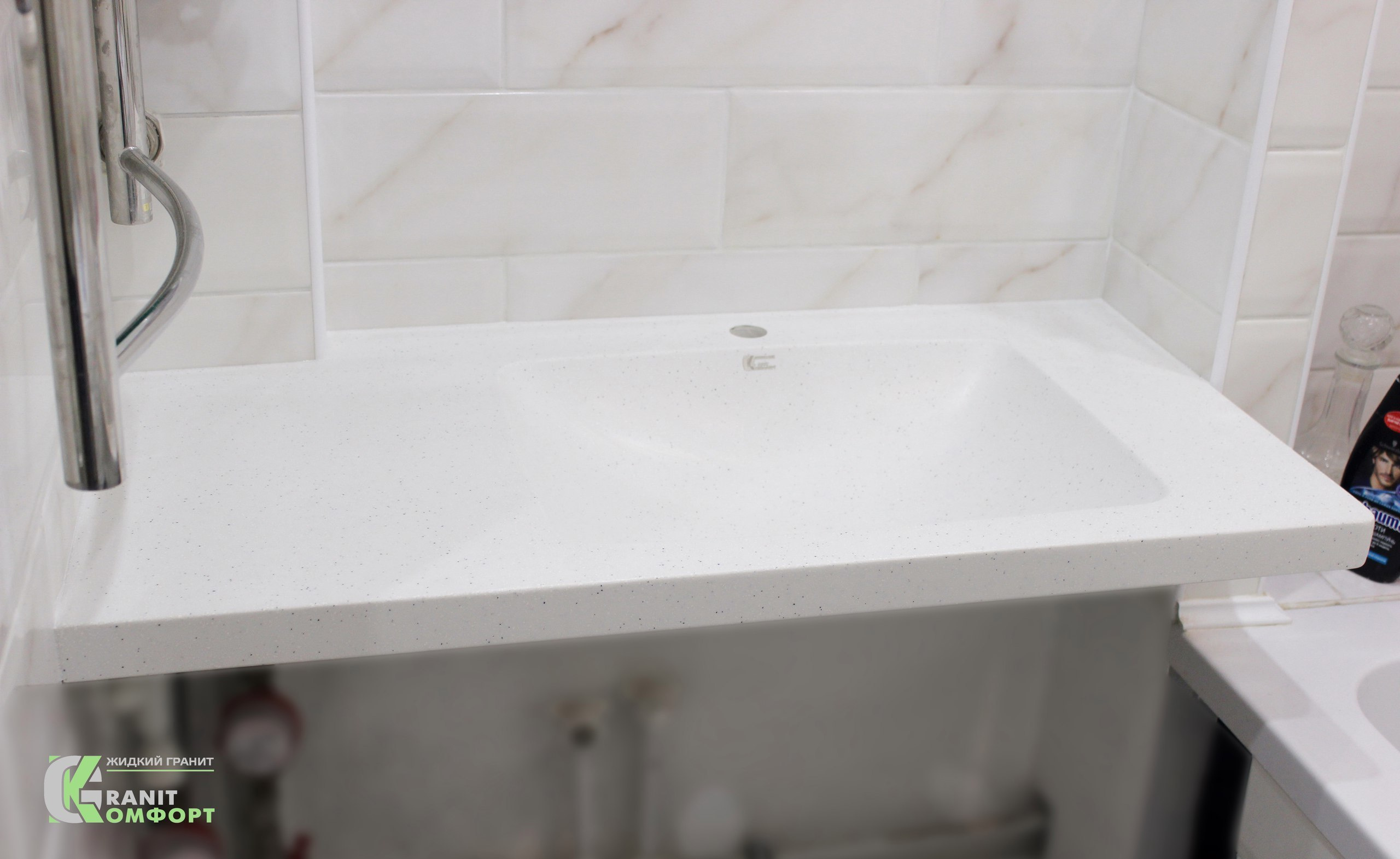 Столешницы в ванную комнату. Гранит-Комфорт|Столешницы из искусственного камня в Перми |Пермь