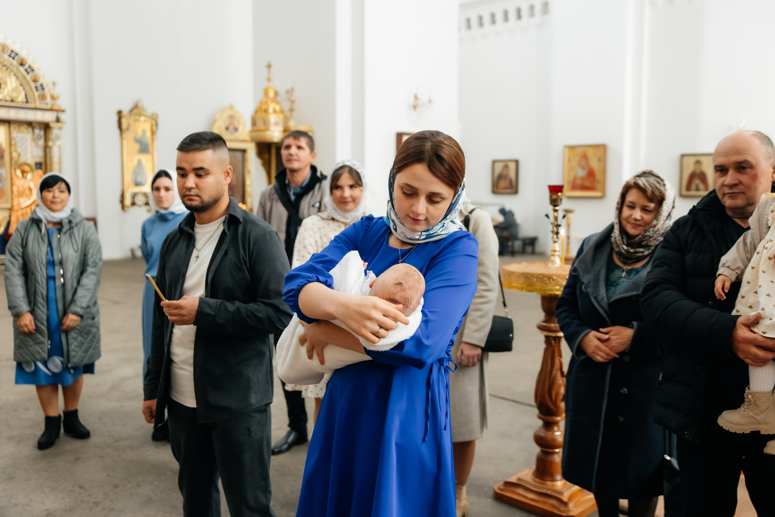 Крещение Мирославы. Храм иконы Божьей Матери «Всех скорбящих Радость». Фотограф ВИКА МЕДУЗА