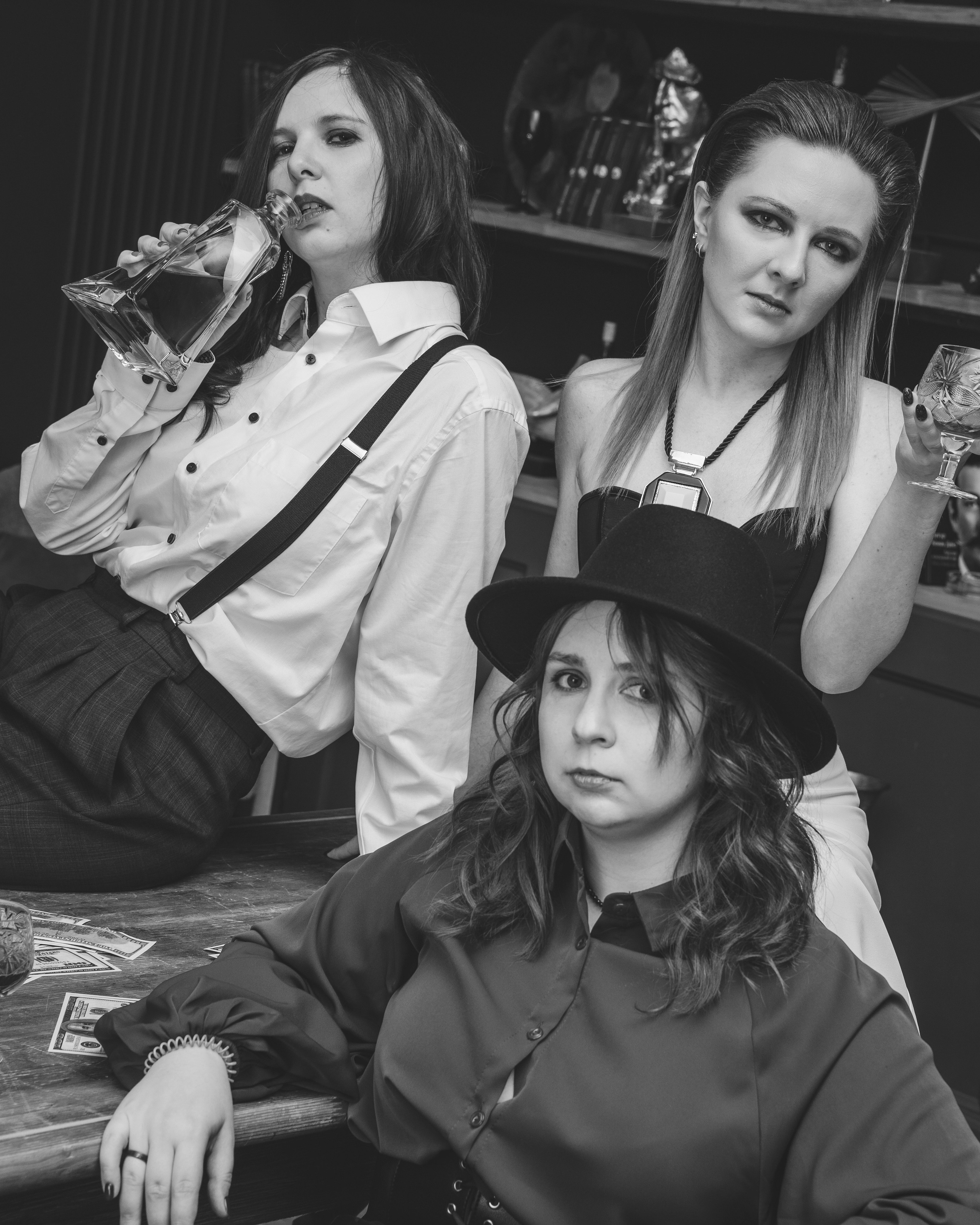 Трио. Нуар. Фотограф Надежда Савосина