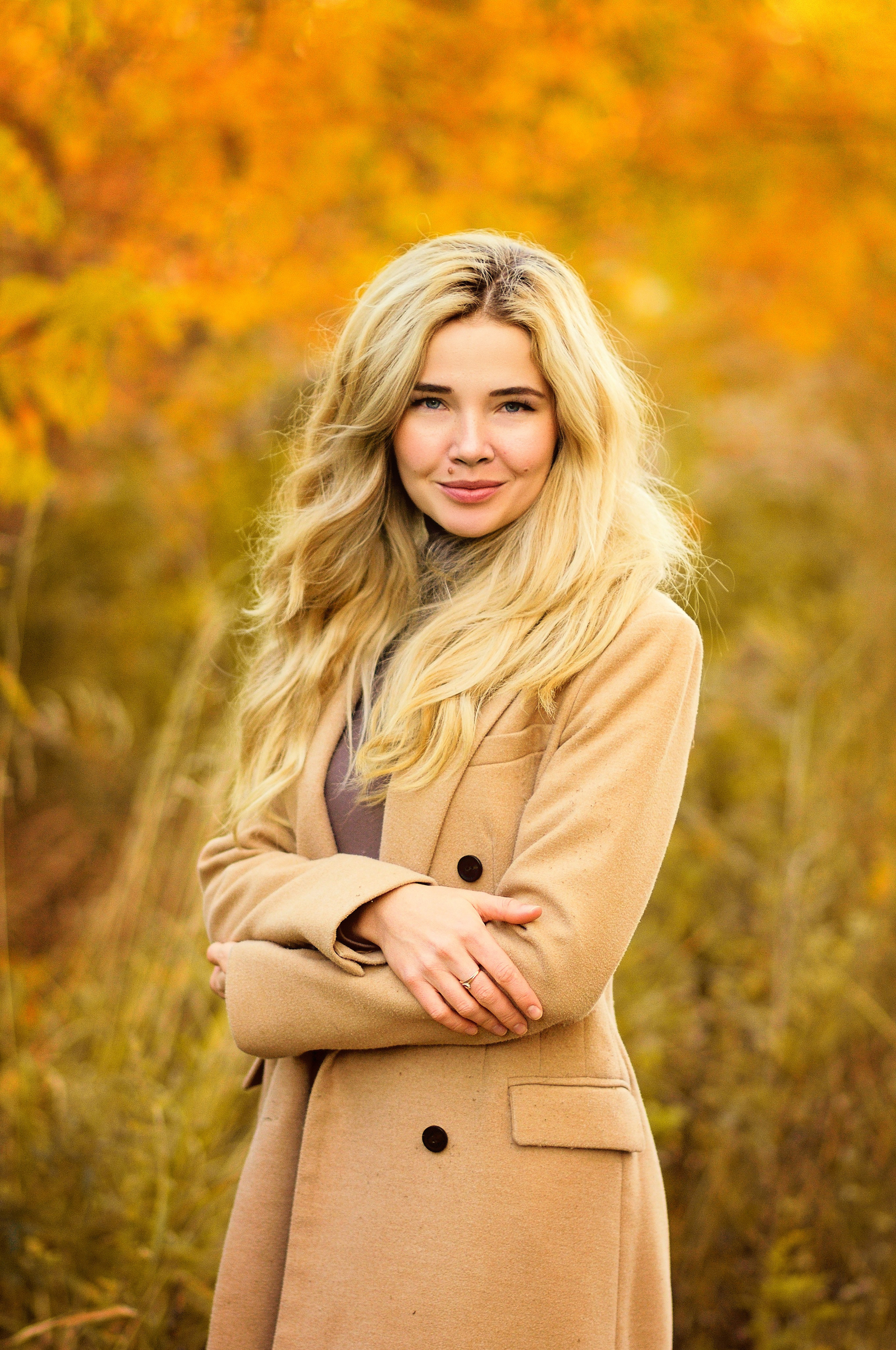 Прогулочная осенняя фотосессия в Нижнем Новгороде для Анны