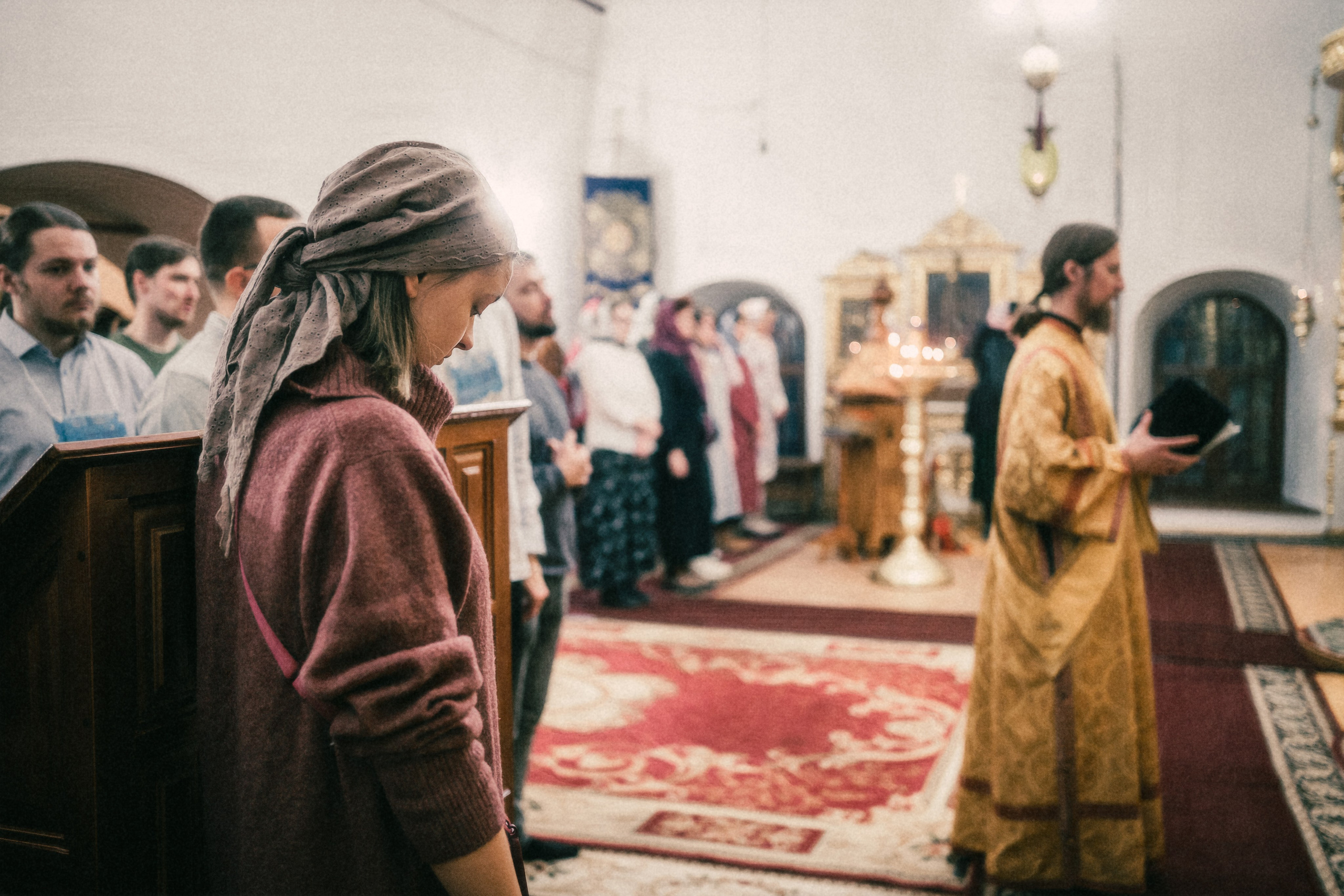 Ночное богослужение. Фестиваль Братья Зима 2025. Фотограф в Москве Максим Скоробогатов