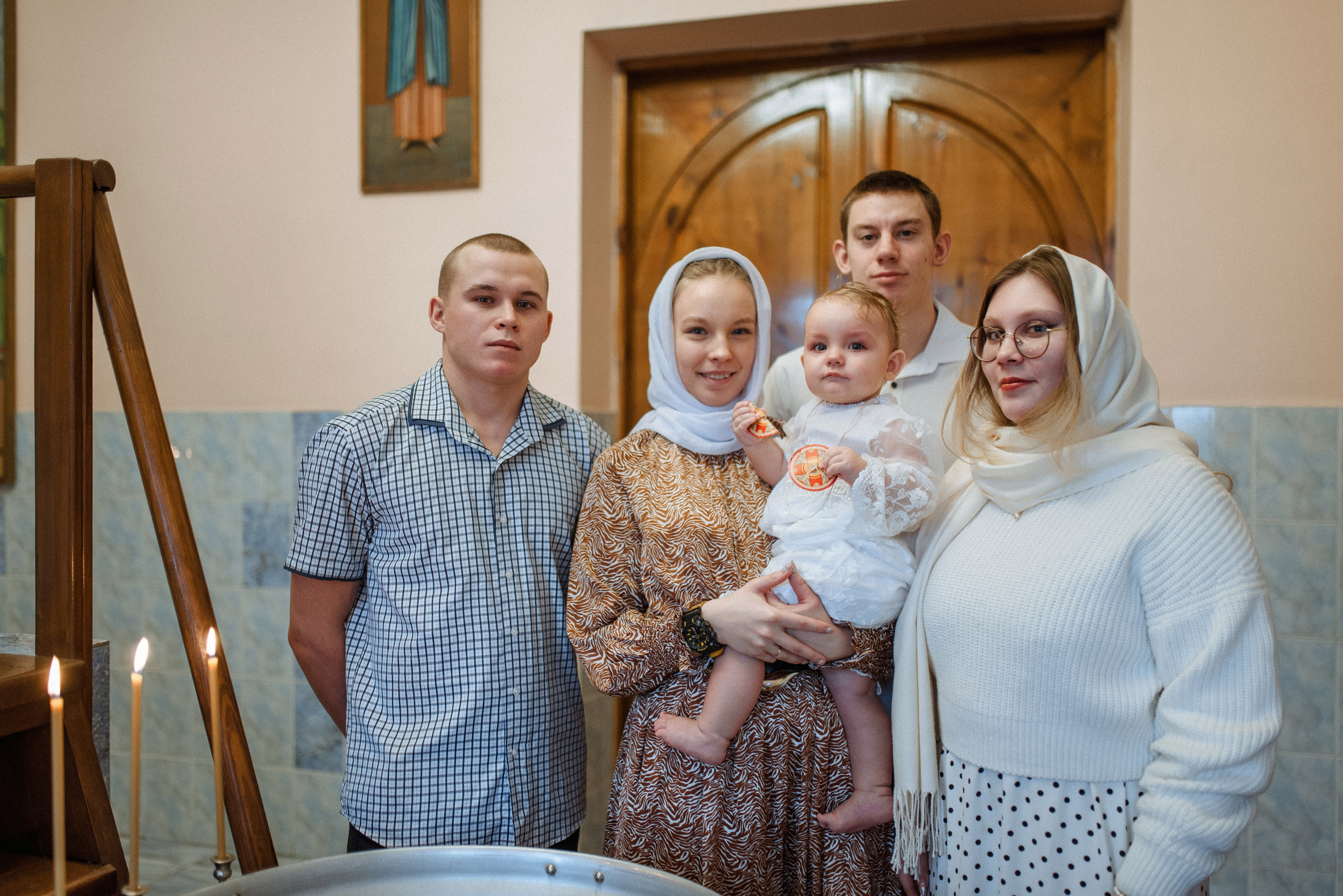 Крещение Евы. Семейный документальный фотограф в Волгограде Мариэта Додина