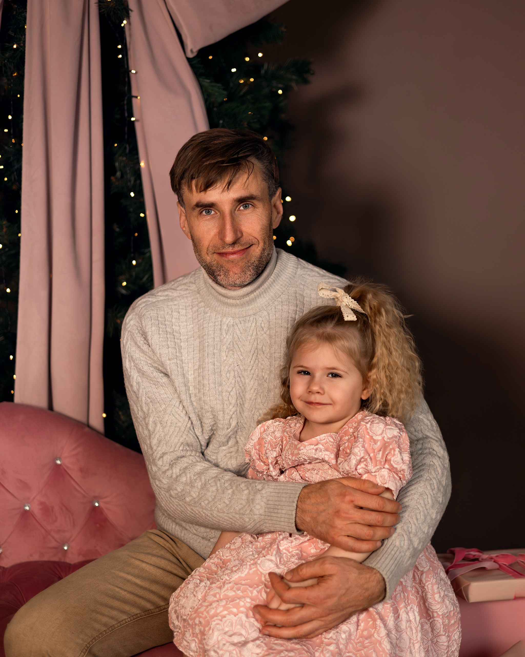 Новогодняя семейная съемка. Детский и семейный фотограф Елена Михайлова в Москве