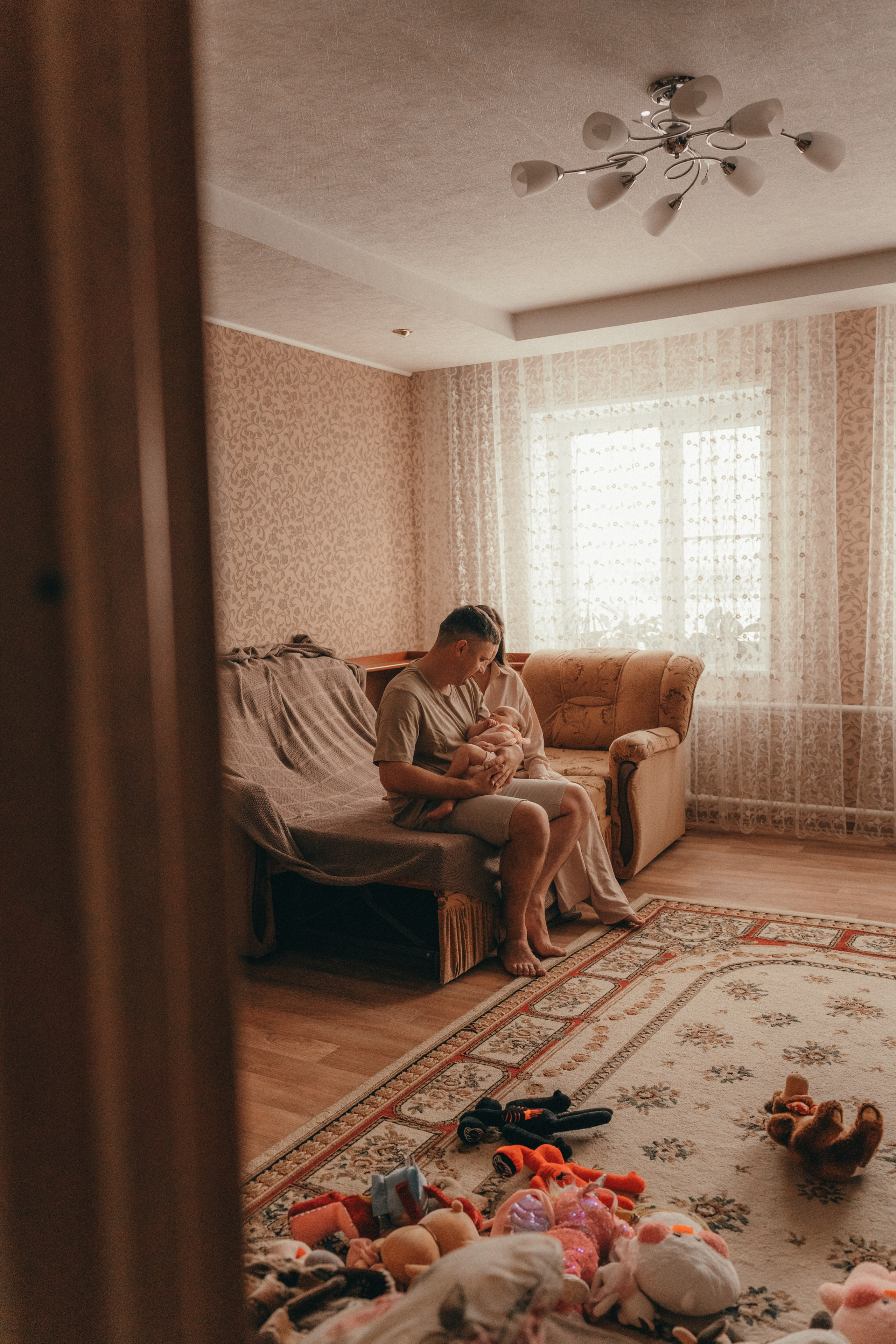 Максим, Света, Лера и Саша. Семейный фотограф • Домашние съемки в Нижнем Новгороде