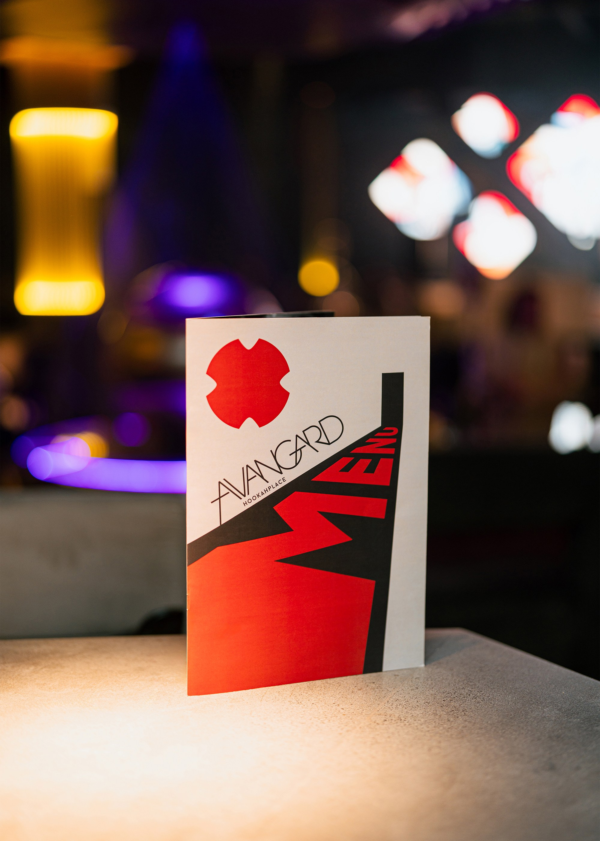 Дизайн меню Hookah place Avangard. FOODCASE — дизайн, айдентика, фото и видео для ресторанов и food-брендов