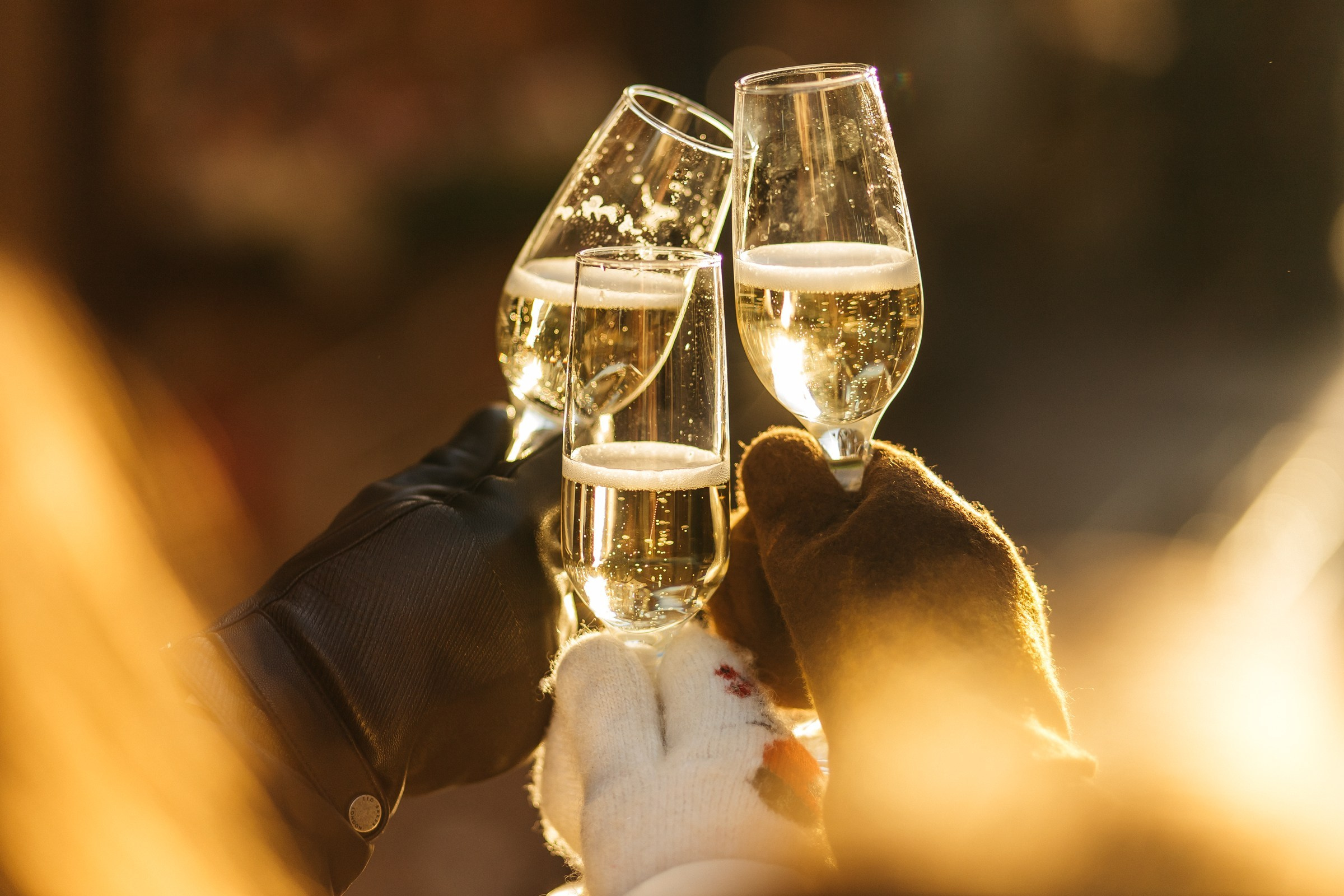 Новогодние уличные фотосессии в красивых локациях Питера