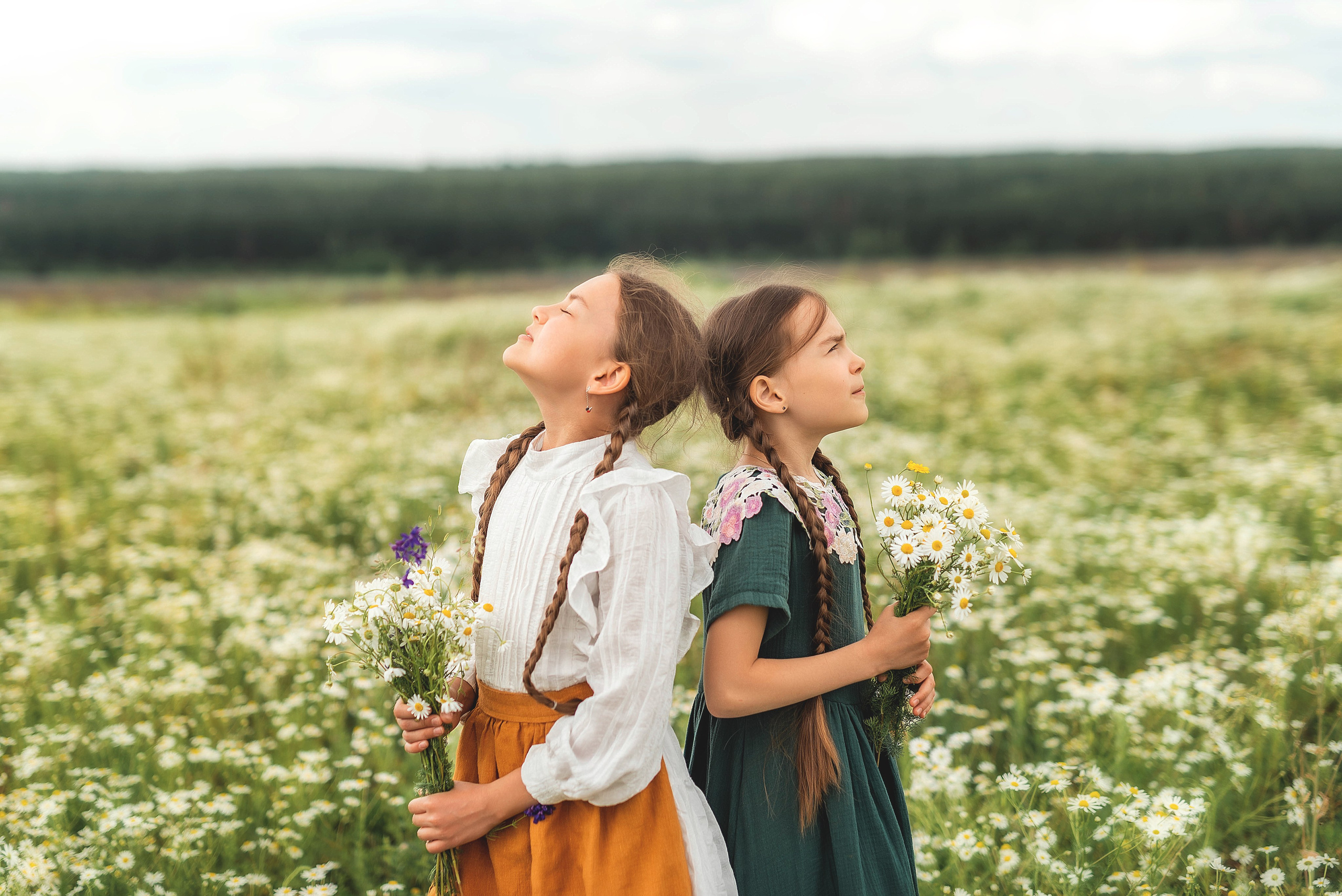 Фотосессия в ромашках. Семейный, детский фотограф в Воронеже Анна Никитина