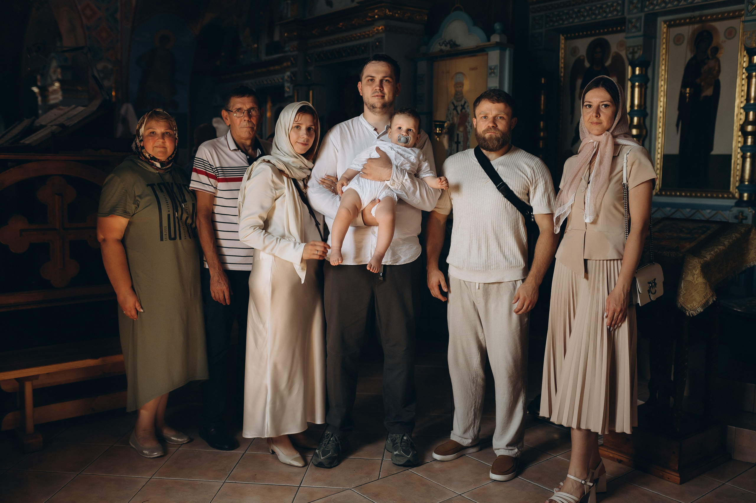 Крещение Савелия. Семейный фотограф Карпова Анна