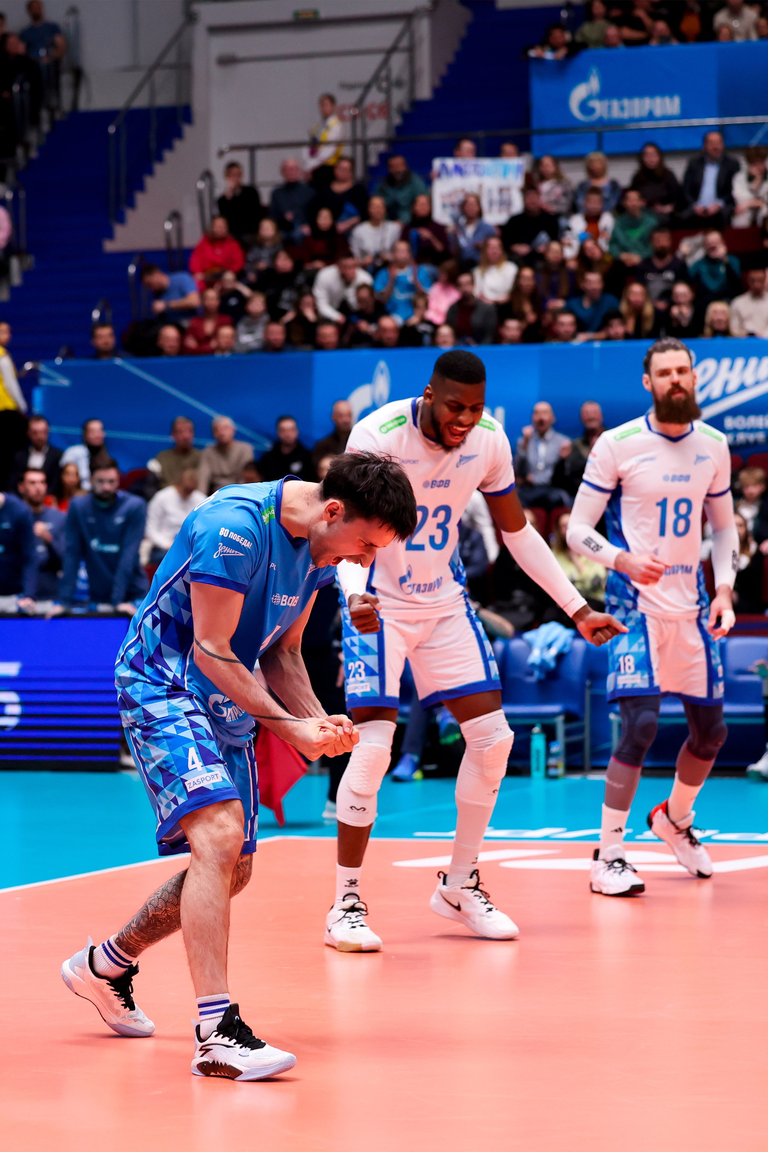 ВК Зенит — ВК Белогорье 08.04.2025. Спортивный и репортажный фотограф Антон Тереханов