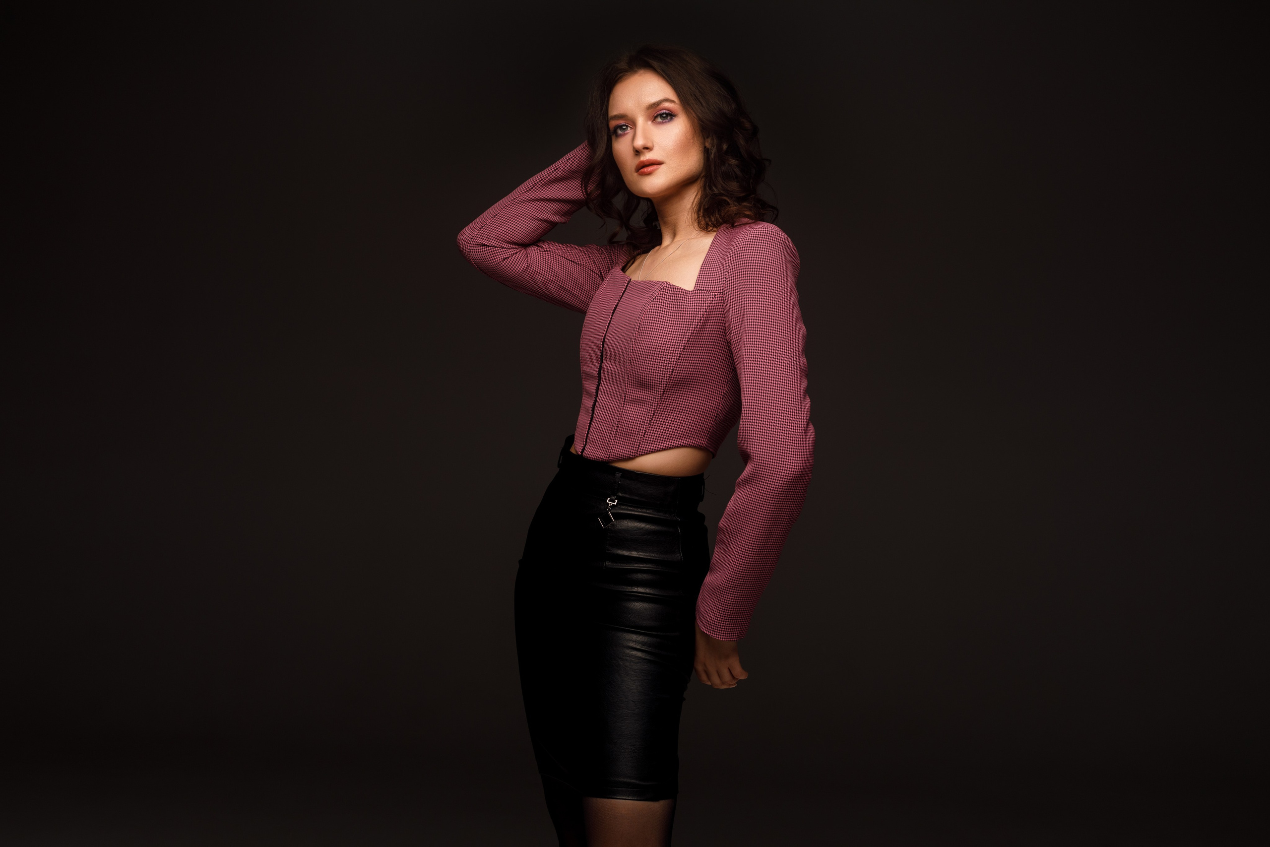 Съемка в студии на циклораме с Анастасией для «себя»