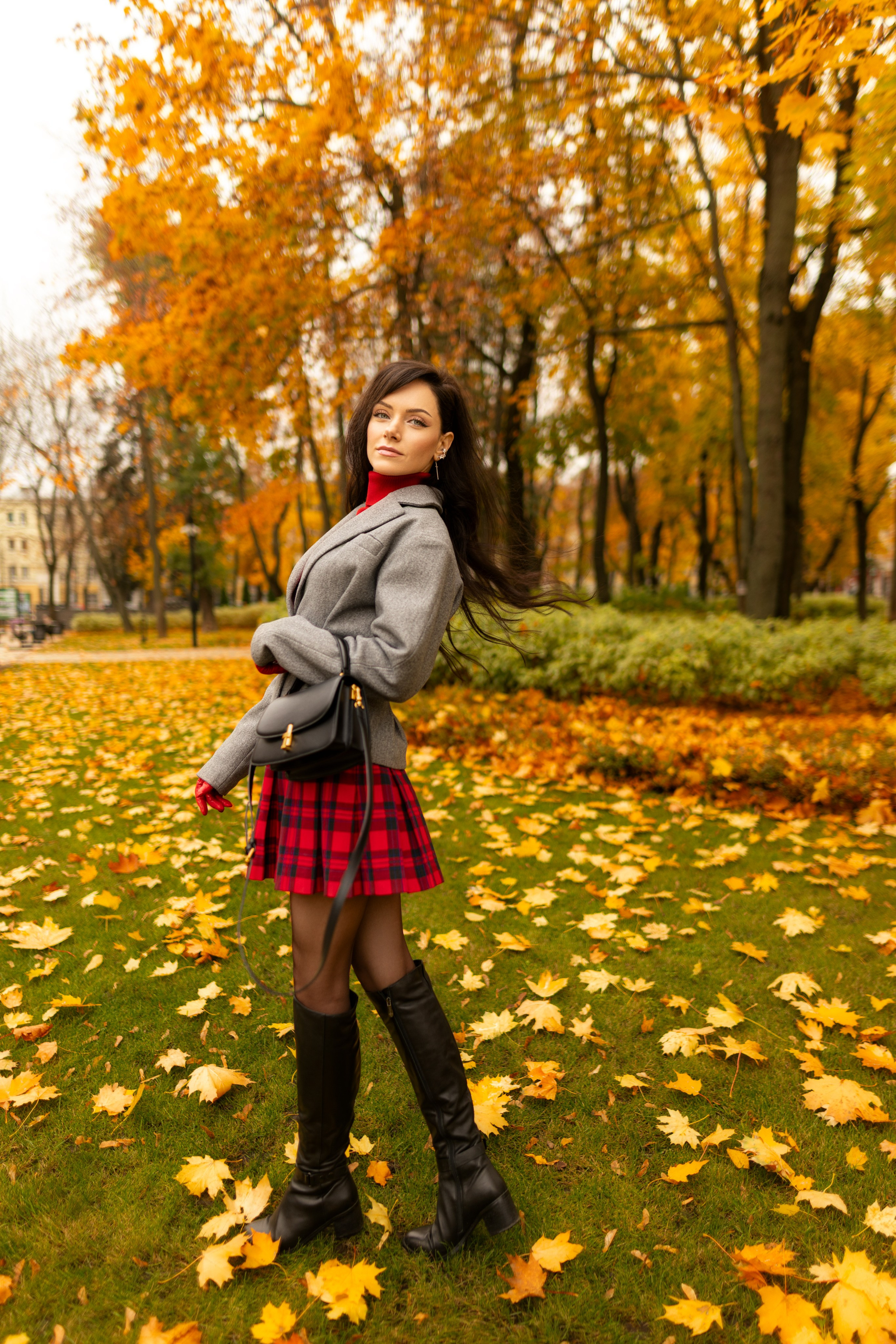 Фотосет с Екатериной в парке на осеннюю тему для «себя»