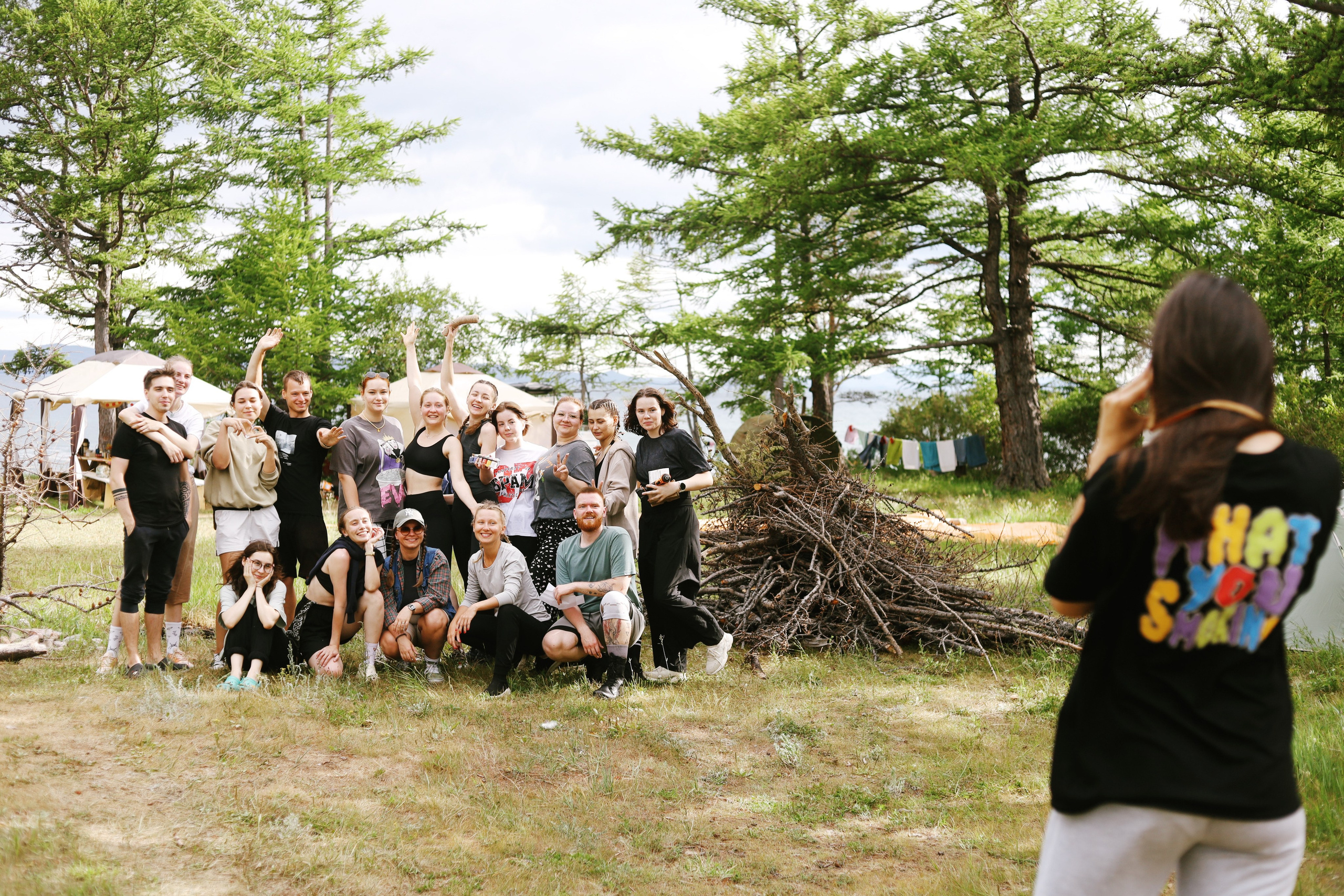 Лето 2024 / палатки. 1642 — первый лагерь для взрослых на Байкале