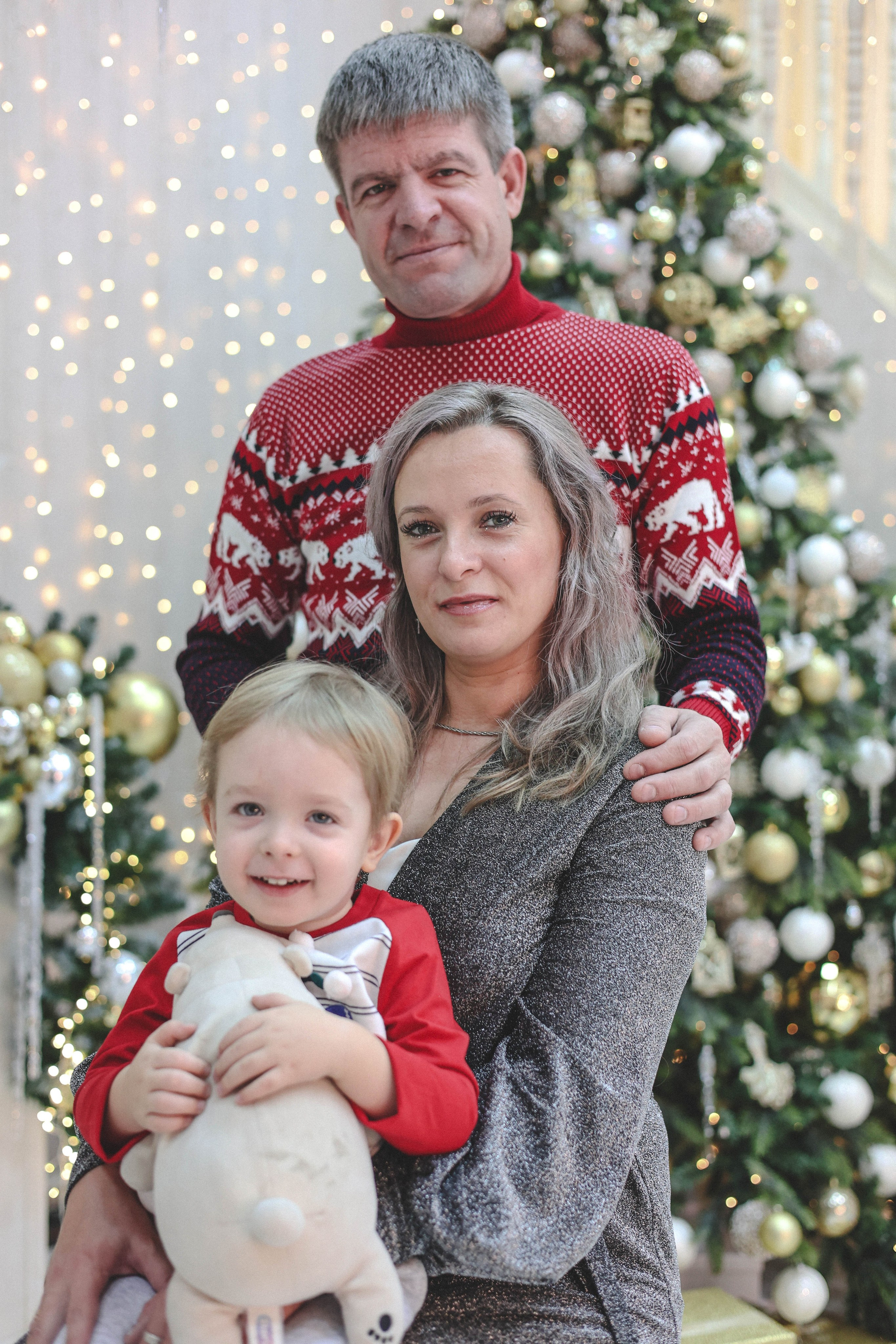 Новогодняя история «Ирина и ее семья». Фотограф в Москве Анастасия Калинина