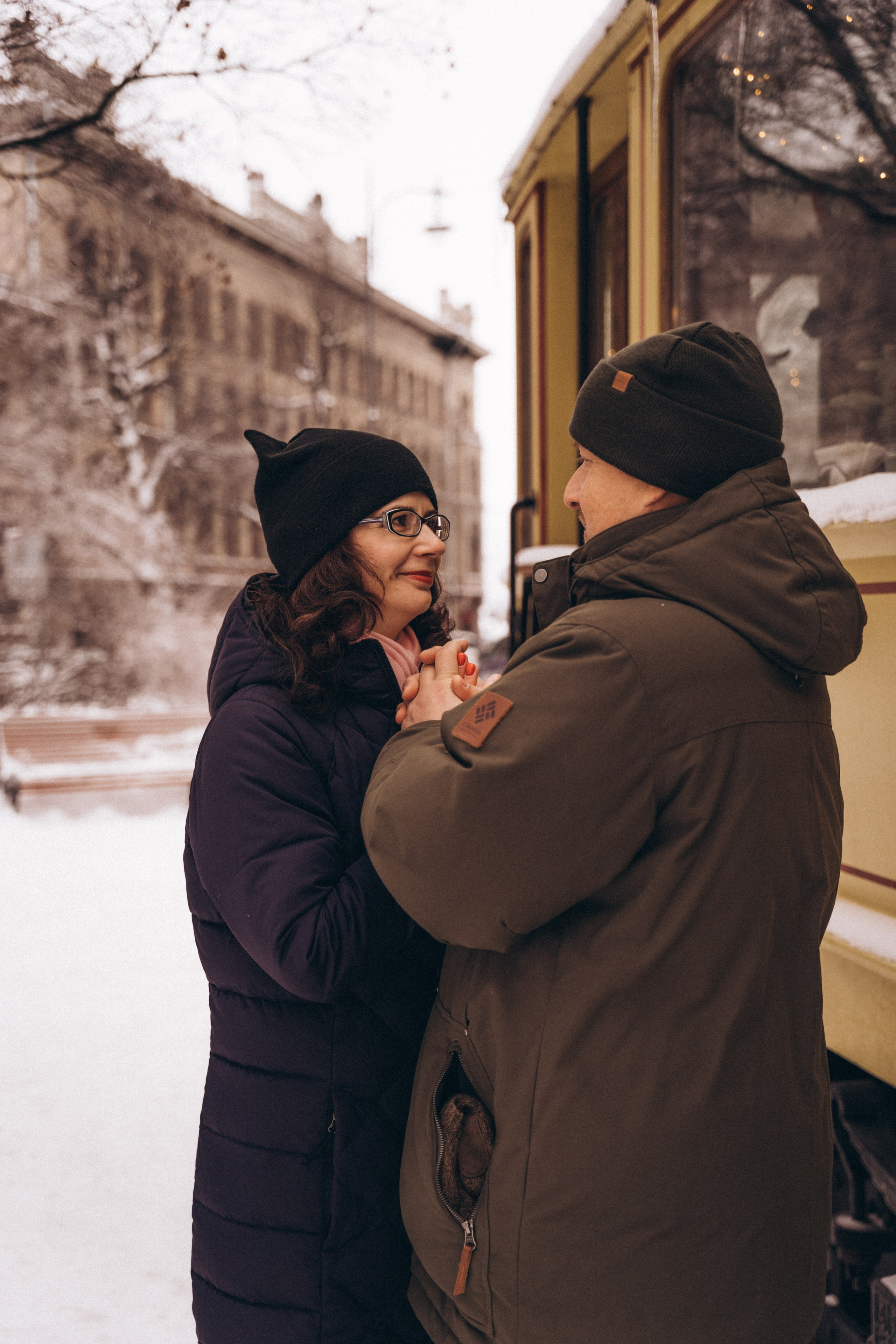 Январская прогулка: Даня, Елена и Андрей. Фотограф в Ульяновске Александра Григоровских