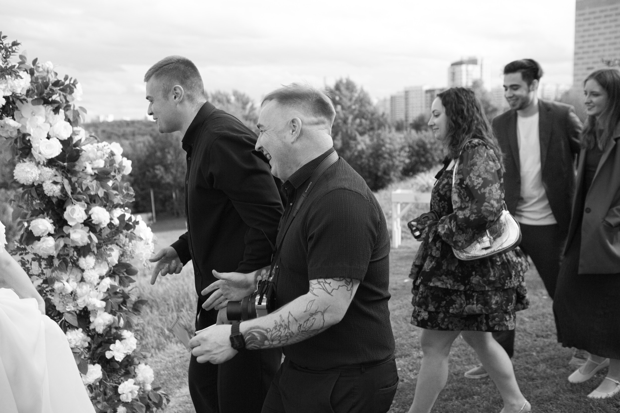 Свадьба на природе. Свадебный и портретный фотограф Москва