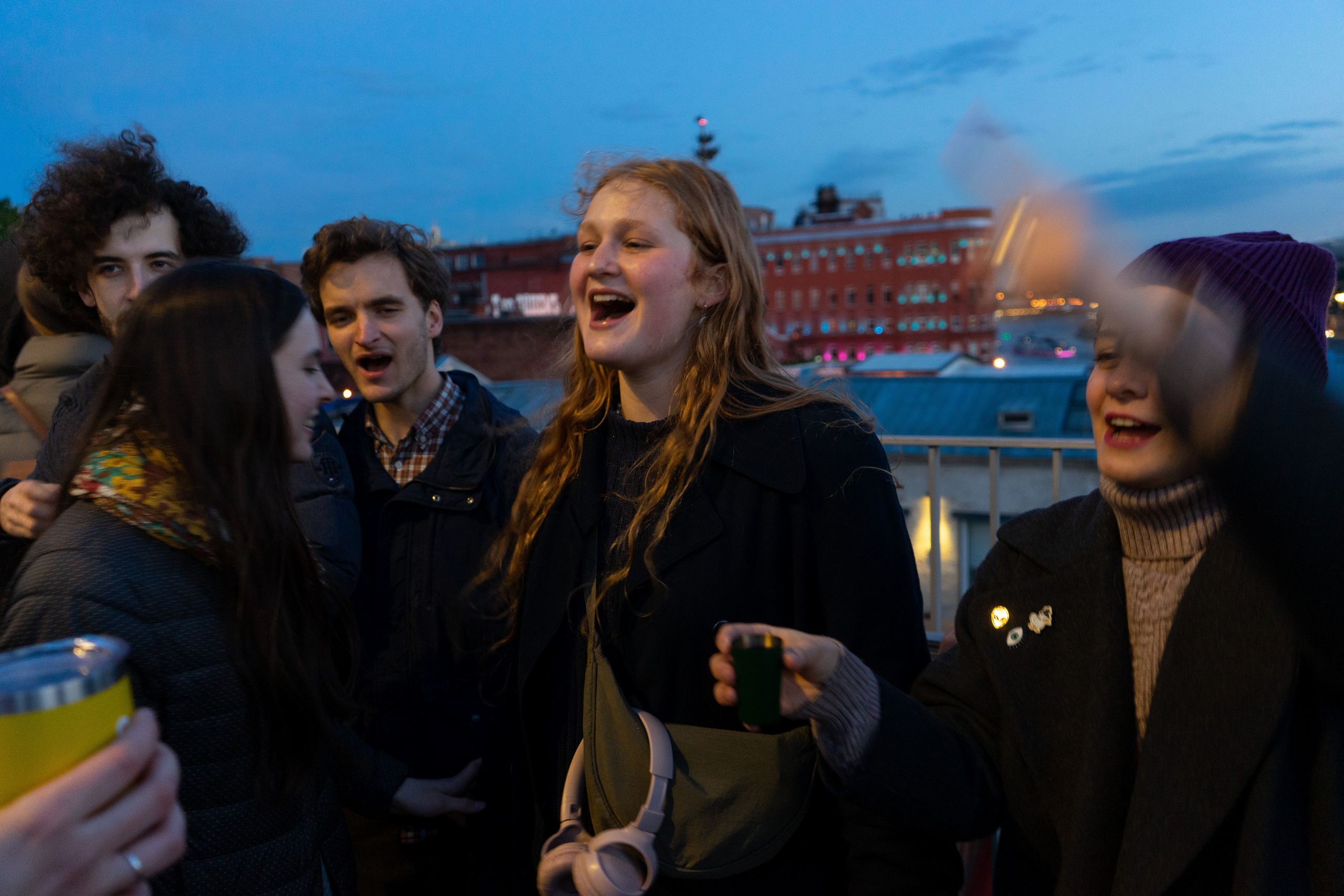 Вечерка на Патриаршем мосту. Фотограф Павел Шальнев
